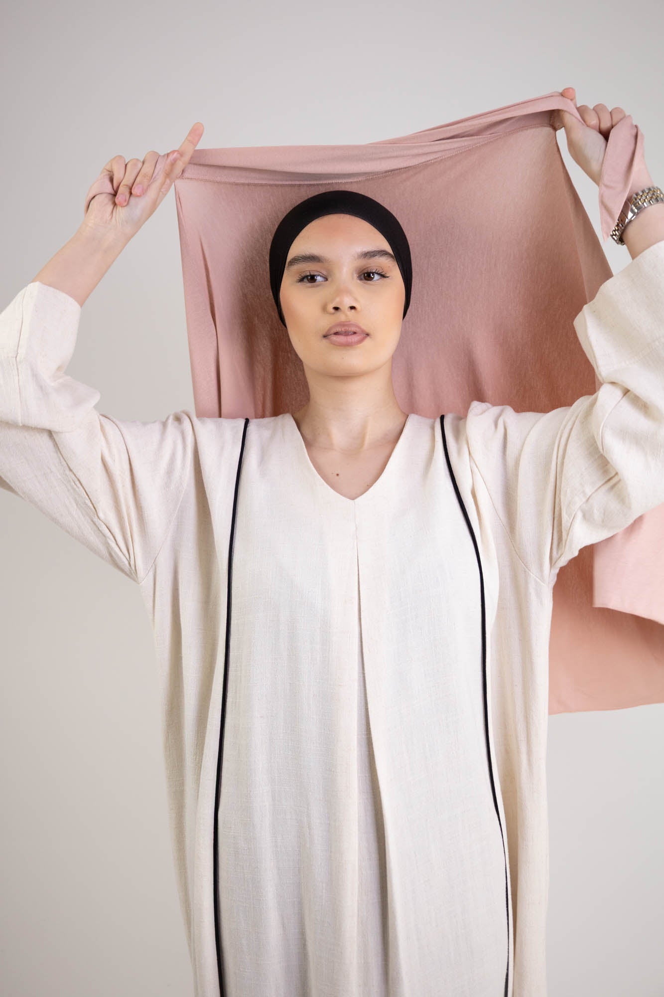 Hijab jersey 3 plis à nouer