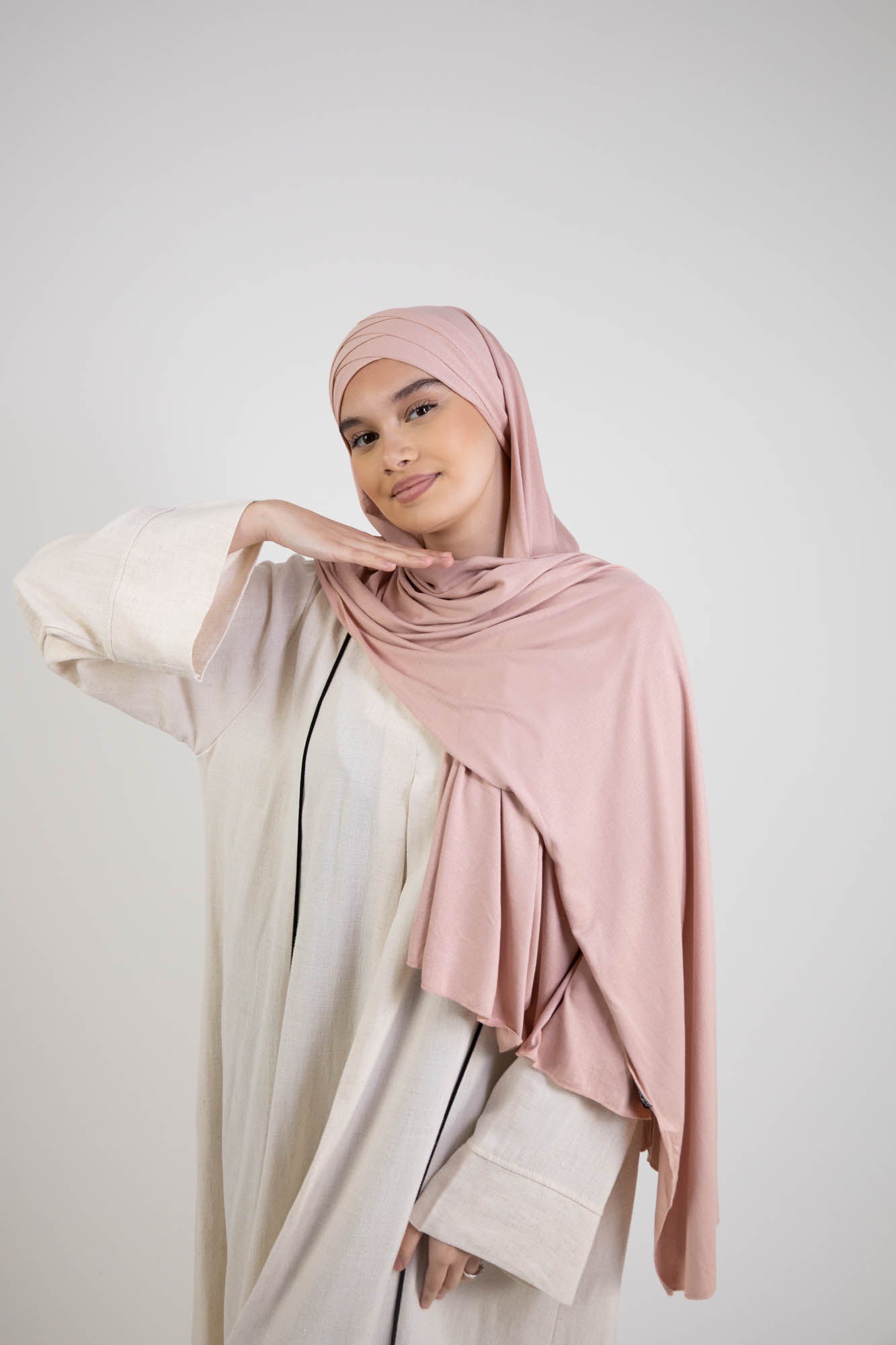 Hijab jersey 3 plis à nouer