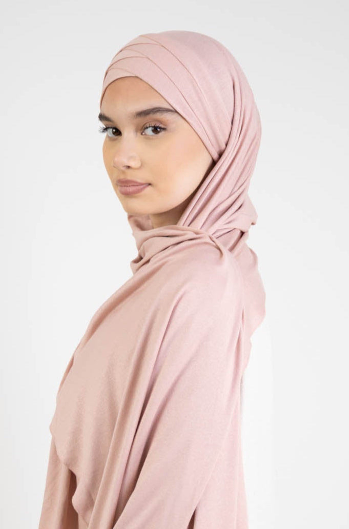 Hijab jersey 3 plis à nouer