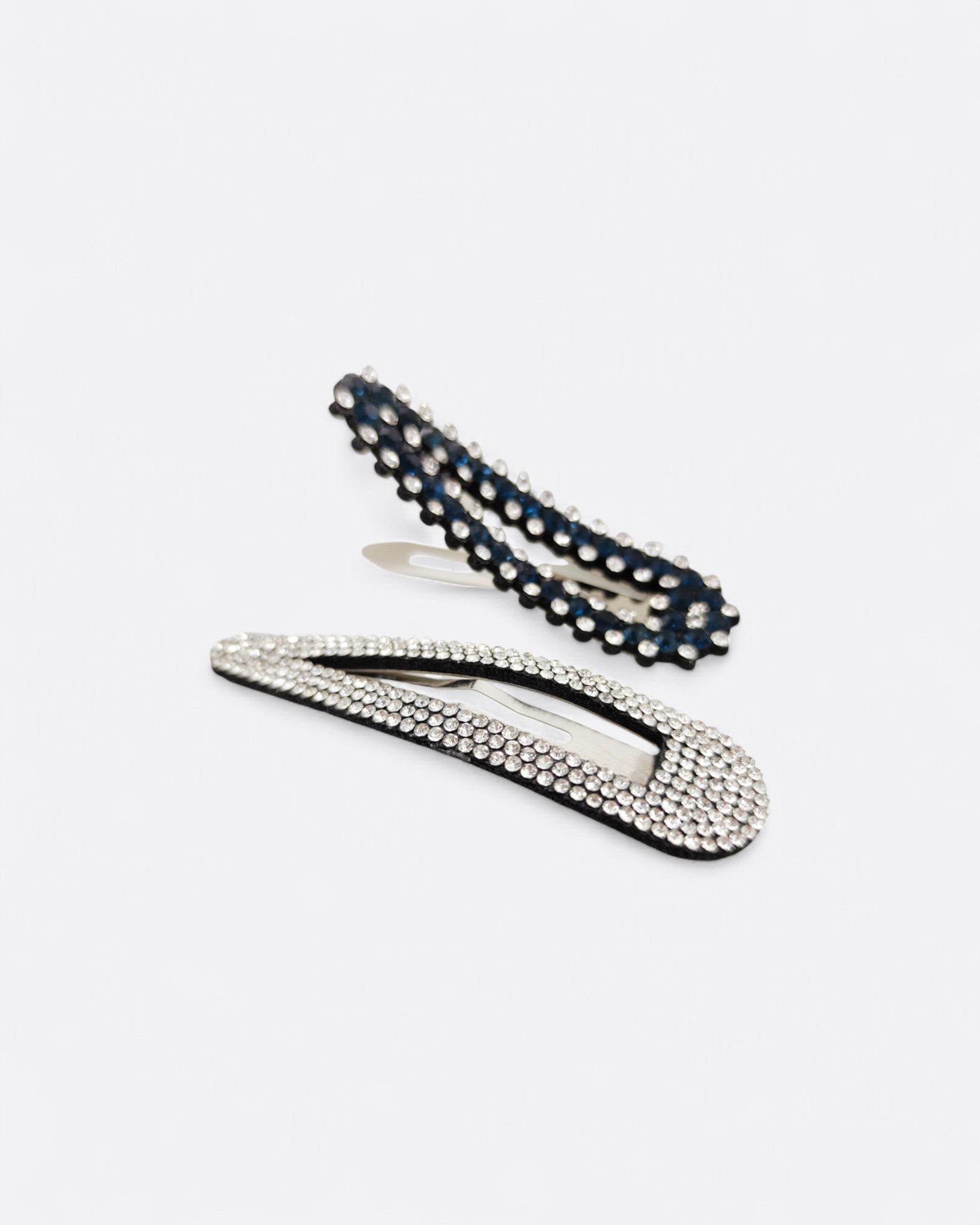 Barrettes élégantes cheveux strass