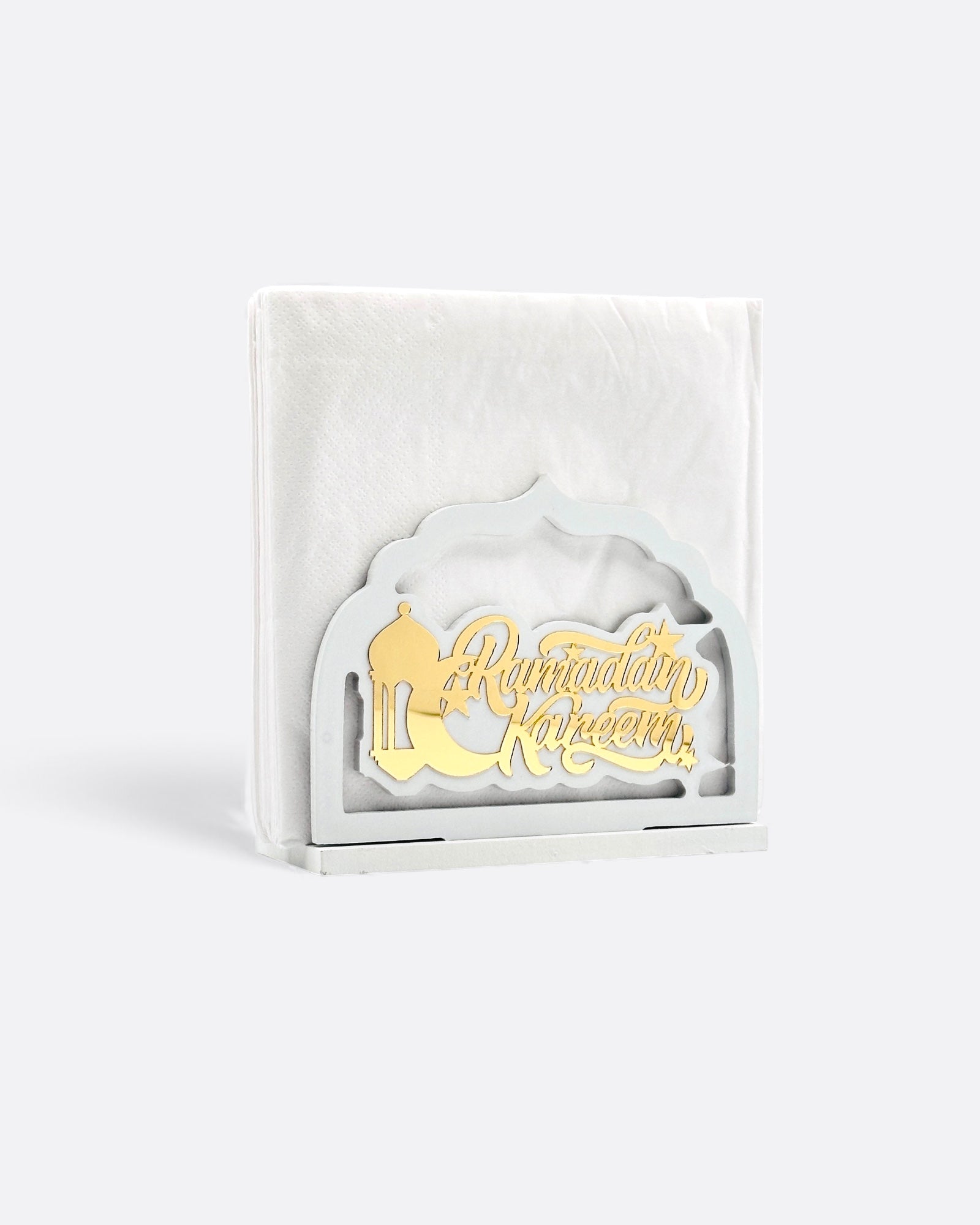 Support à mouchoirs Ramadan Kareem Doré – produit proposé sur Souk Dubaï