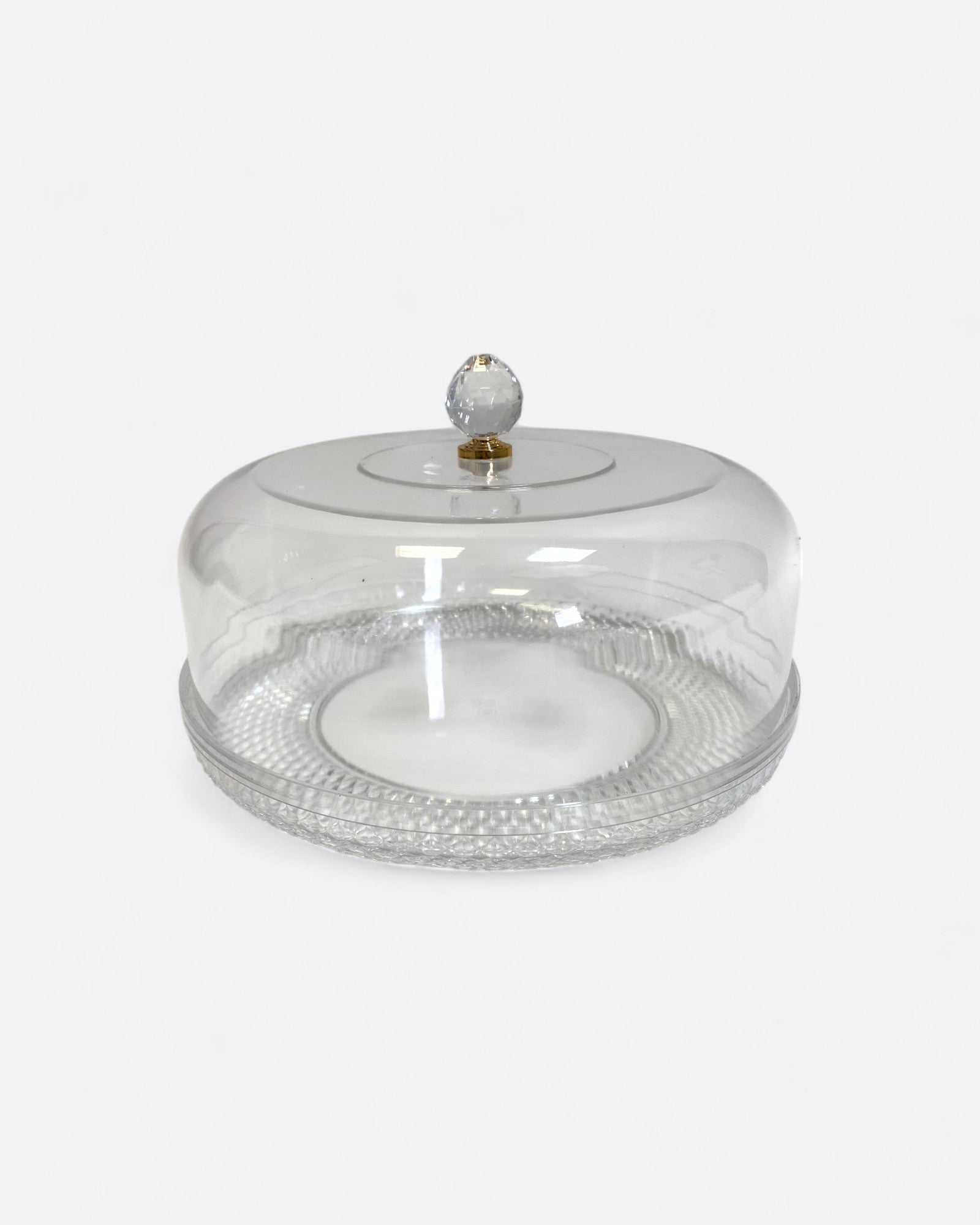 Présentoir à gâteaux transparent avec support – produit proposé sur Souk Dubaï