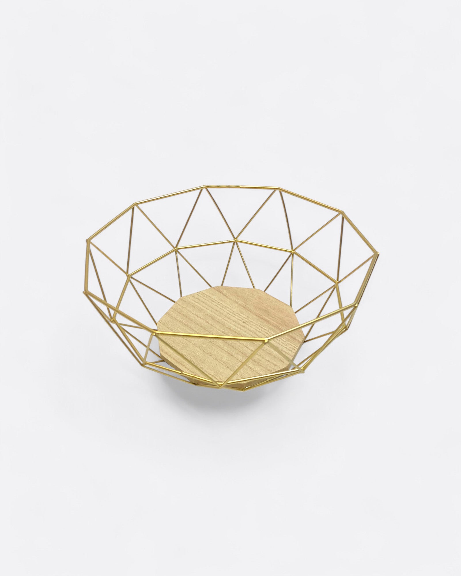 Corbeille à Fruits métal doré