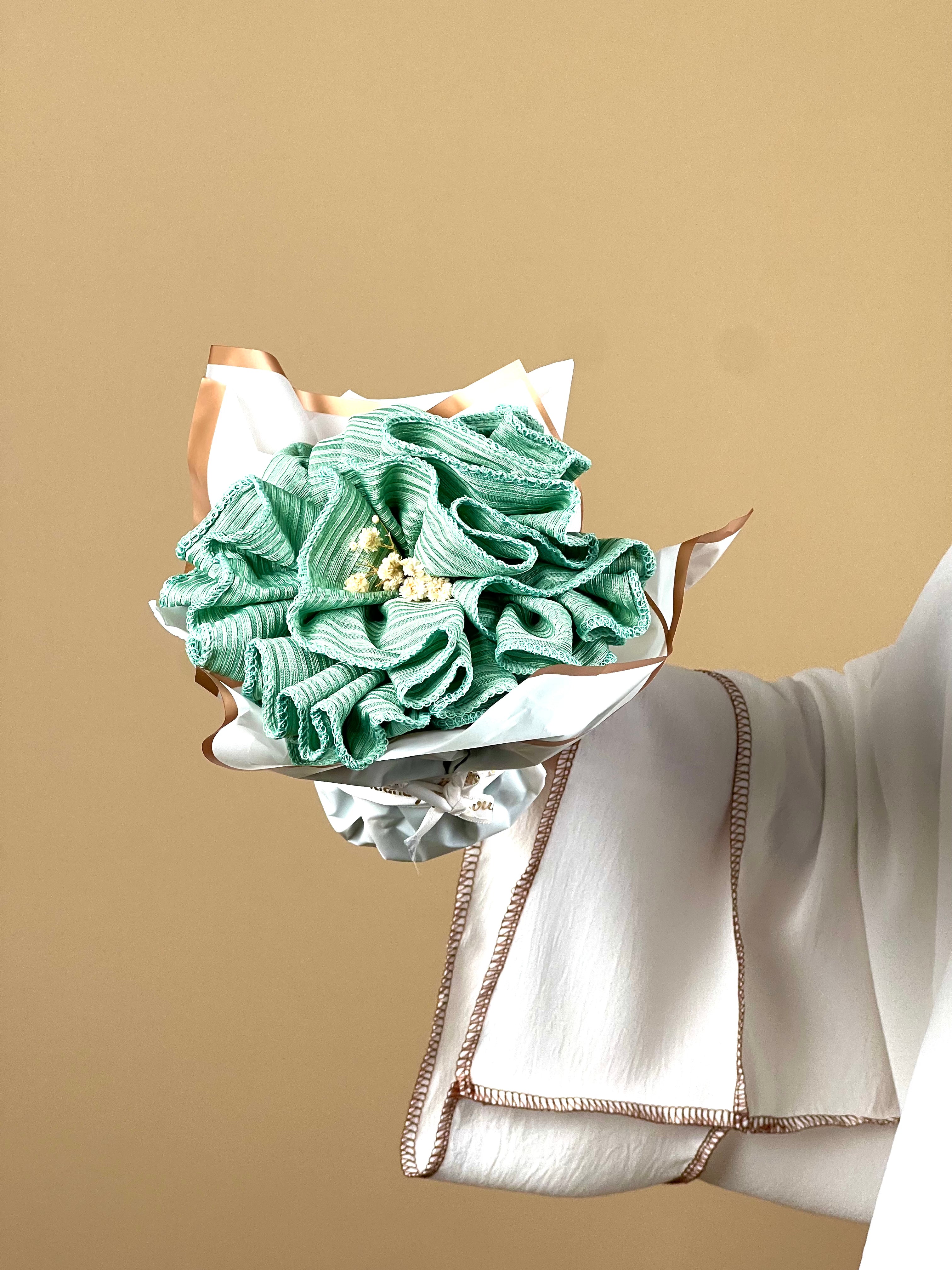 Mon hijab flower - Jersey plissé – coupe fluide et matière agréable à porter