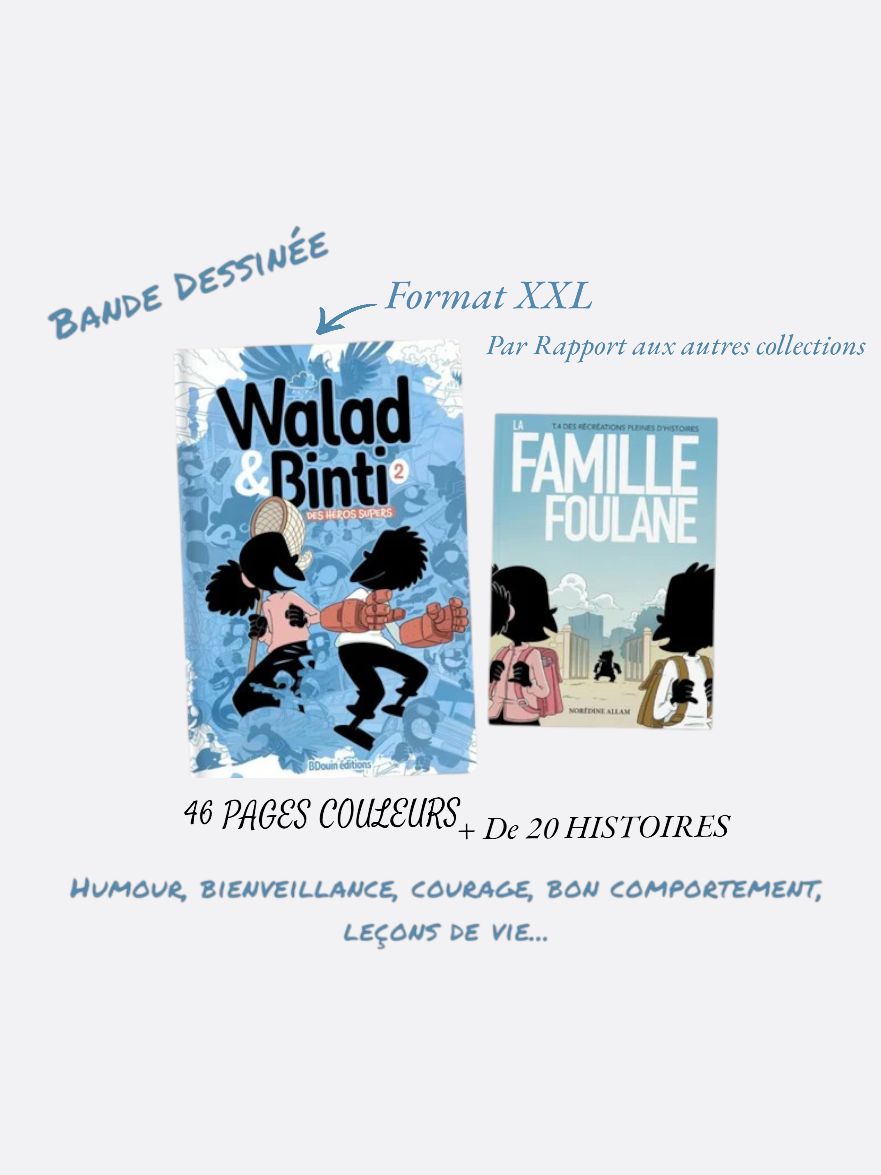 BD : Walad & Binti | Tome 2 : Des Héros Super - Edition BDouin