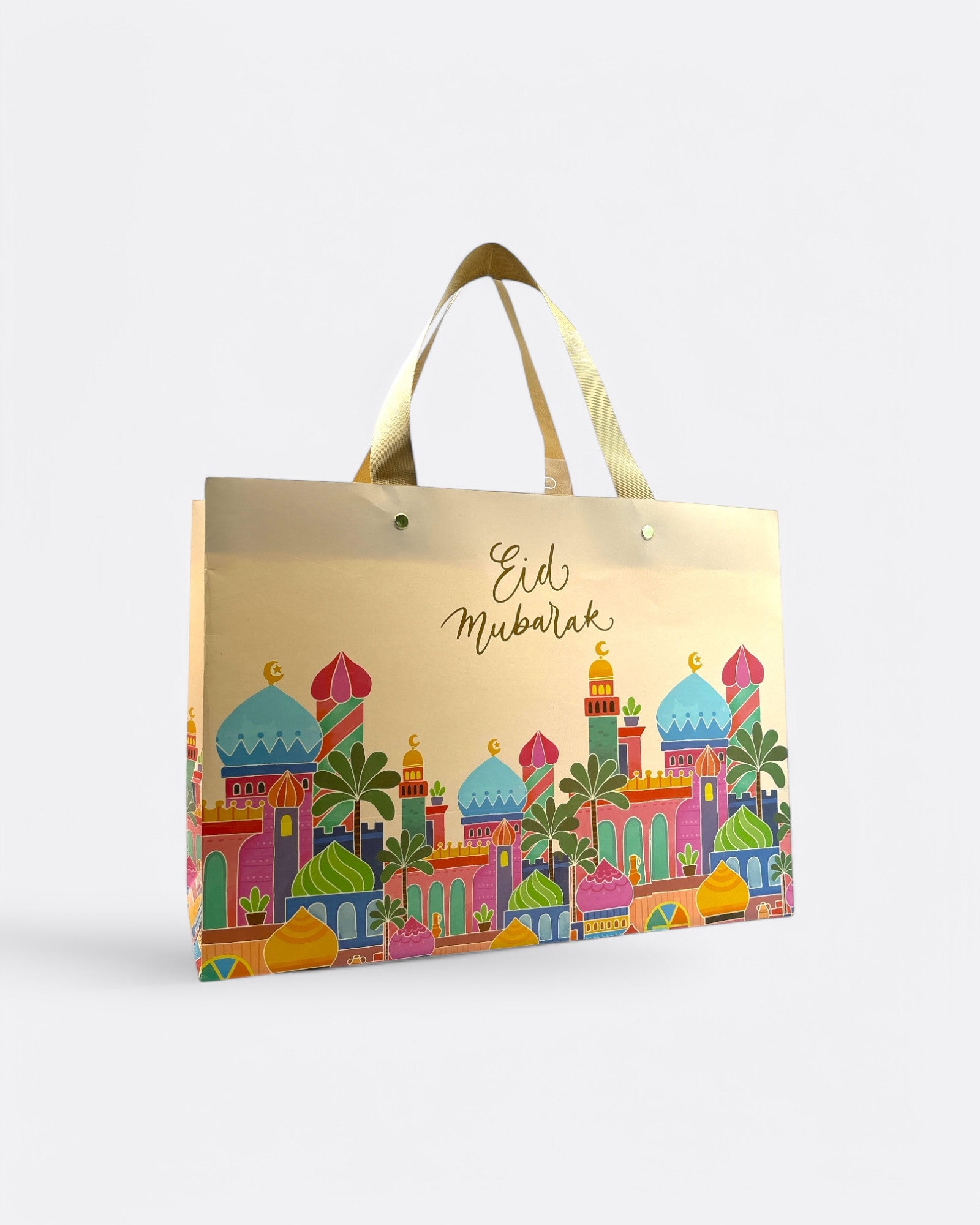 Sac cadeau - Eid Mubarak - Ville Colorée – parfait pour accompagner un présent spécial