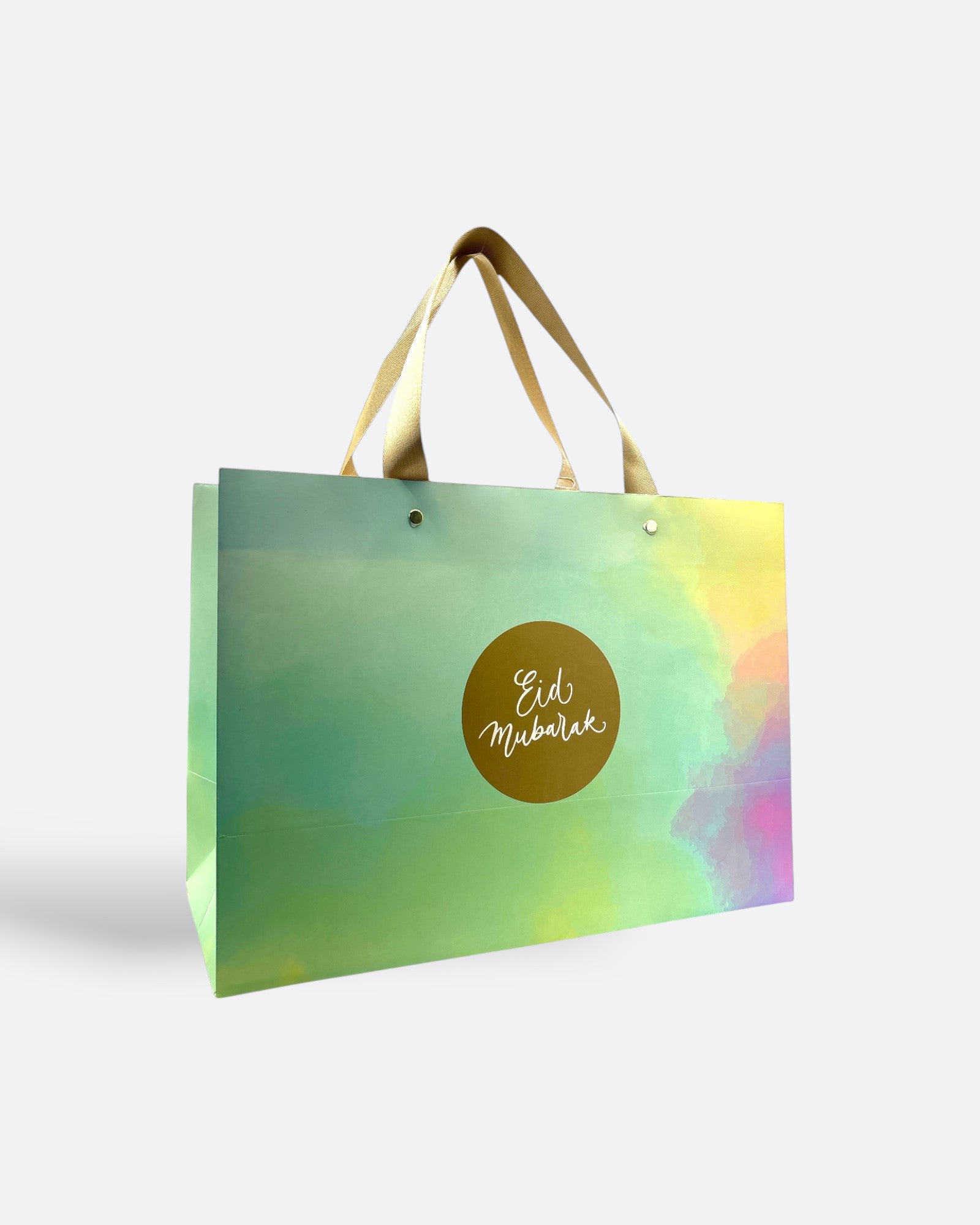 Sac cadeau - Eid Mubarak - Brume Colorée – solution d'emballage chic et pratique