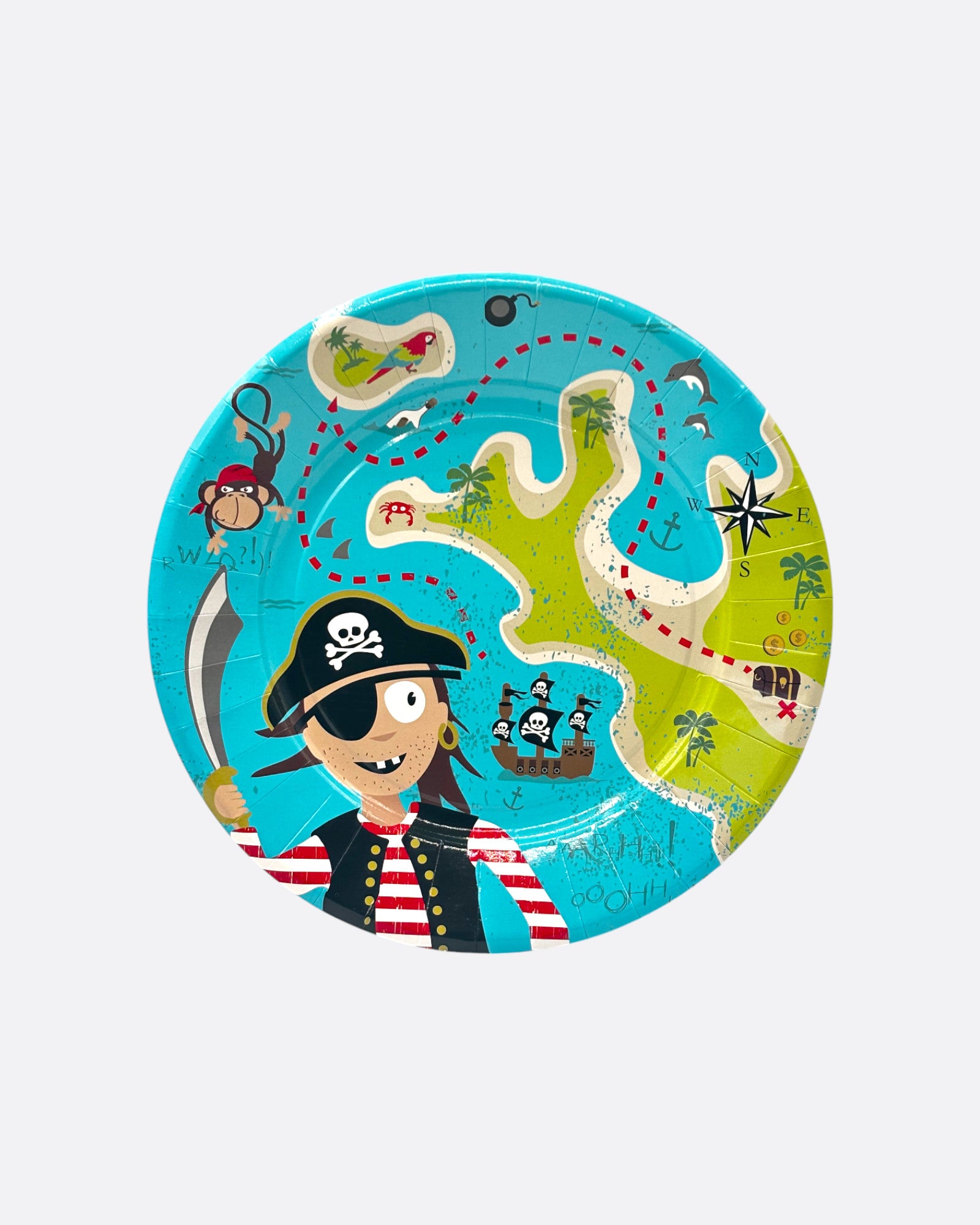 Lot de 10 assiettes Pirates – produit proposé sur Souk Dubaï