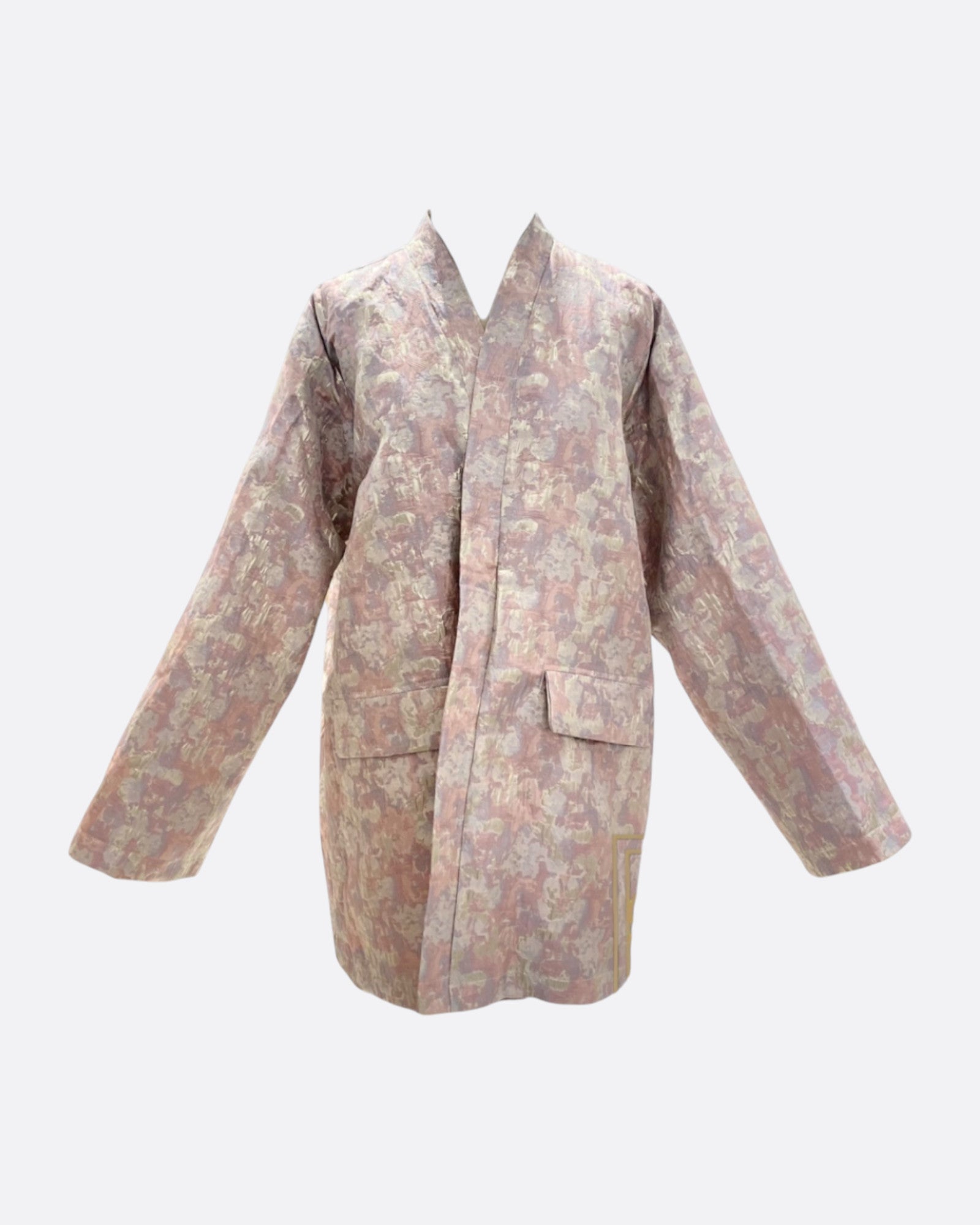 Veste Kimono motifs fleuris brillants