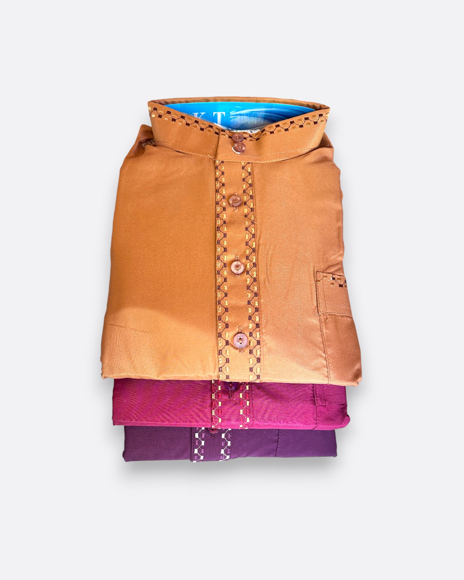 Qamis Asmar - 2 pièces - manche longues