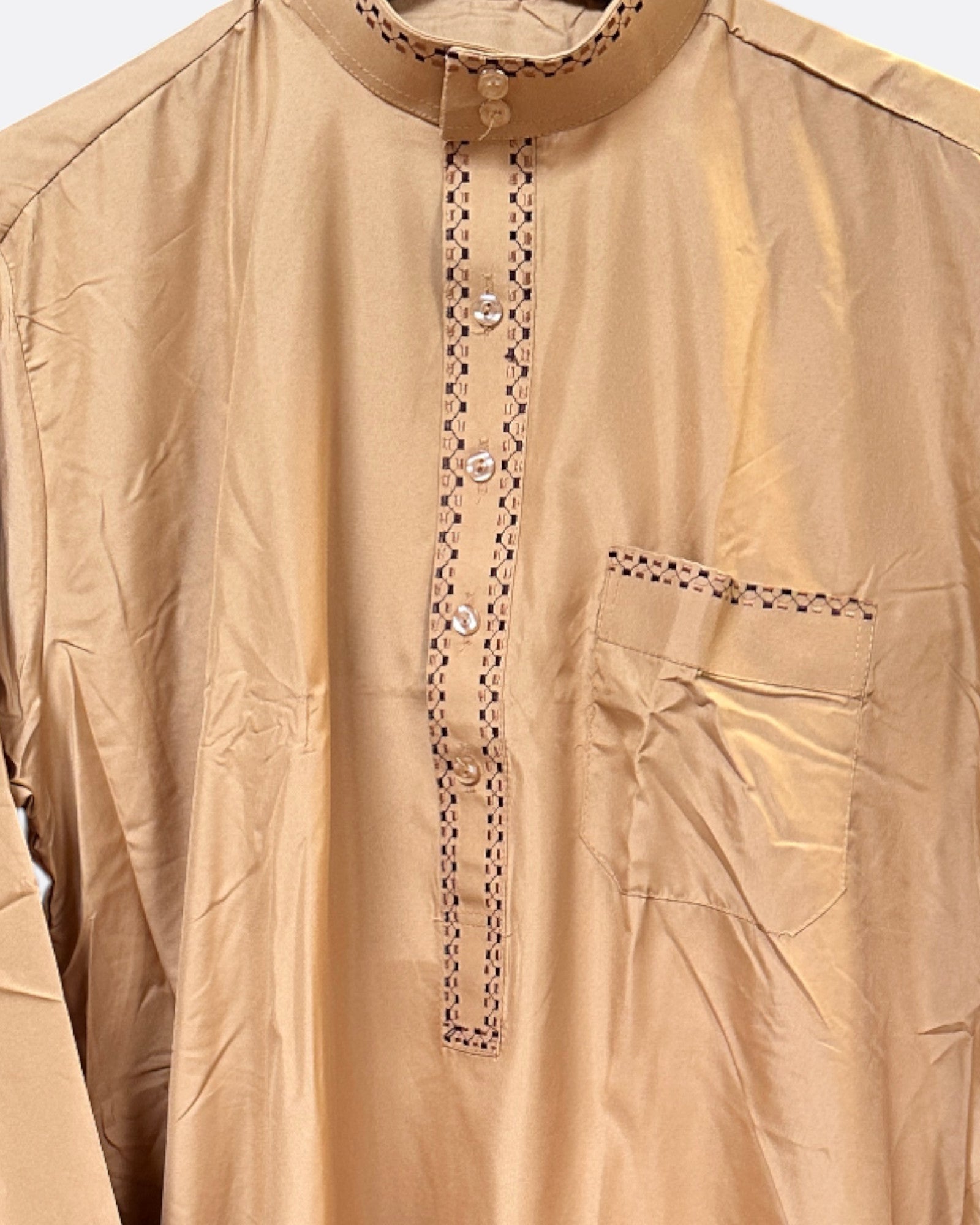 Qamis Asmar - 2 pièces - manche longues