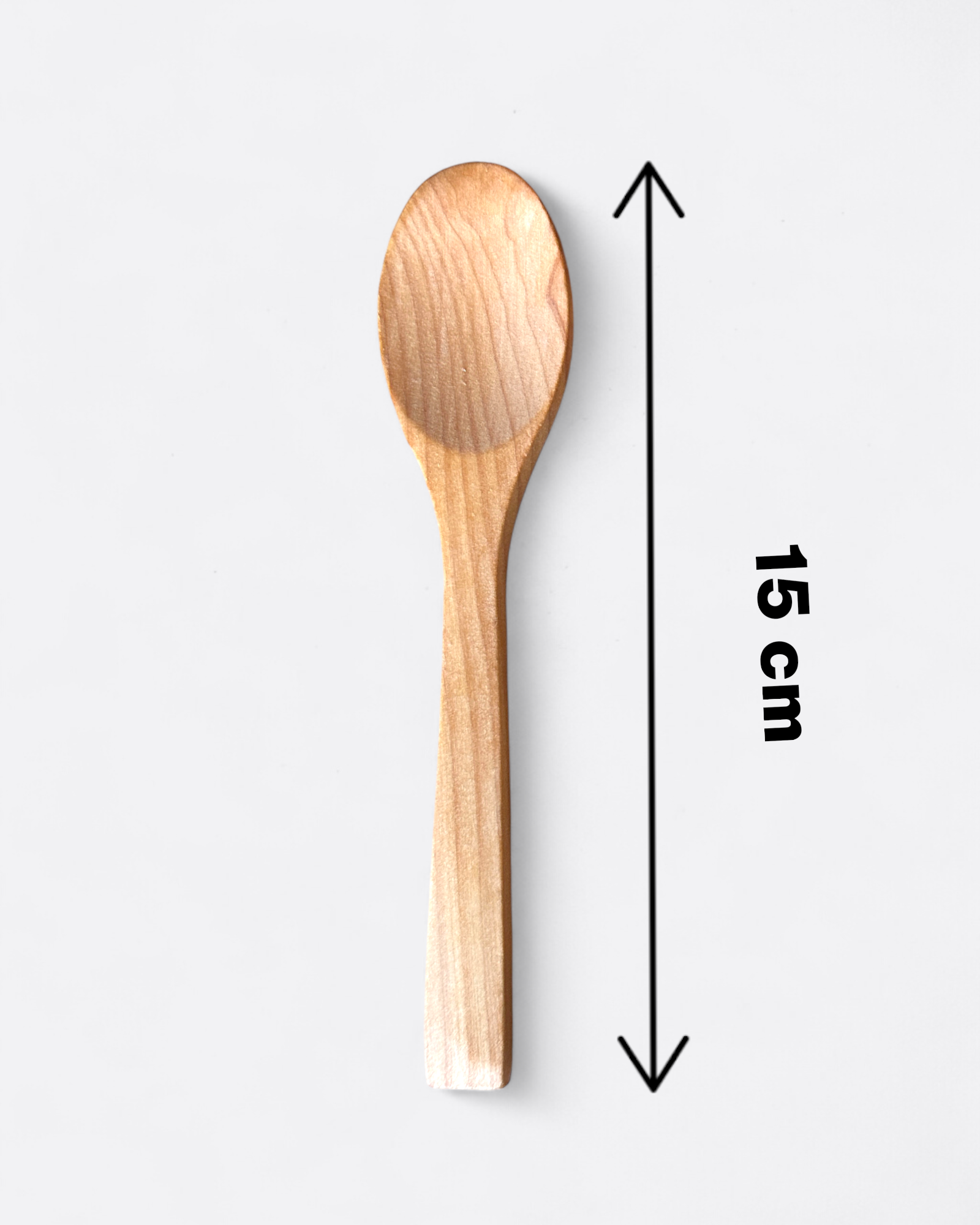 Lot de 6 petites cuillères en bois