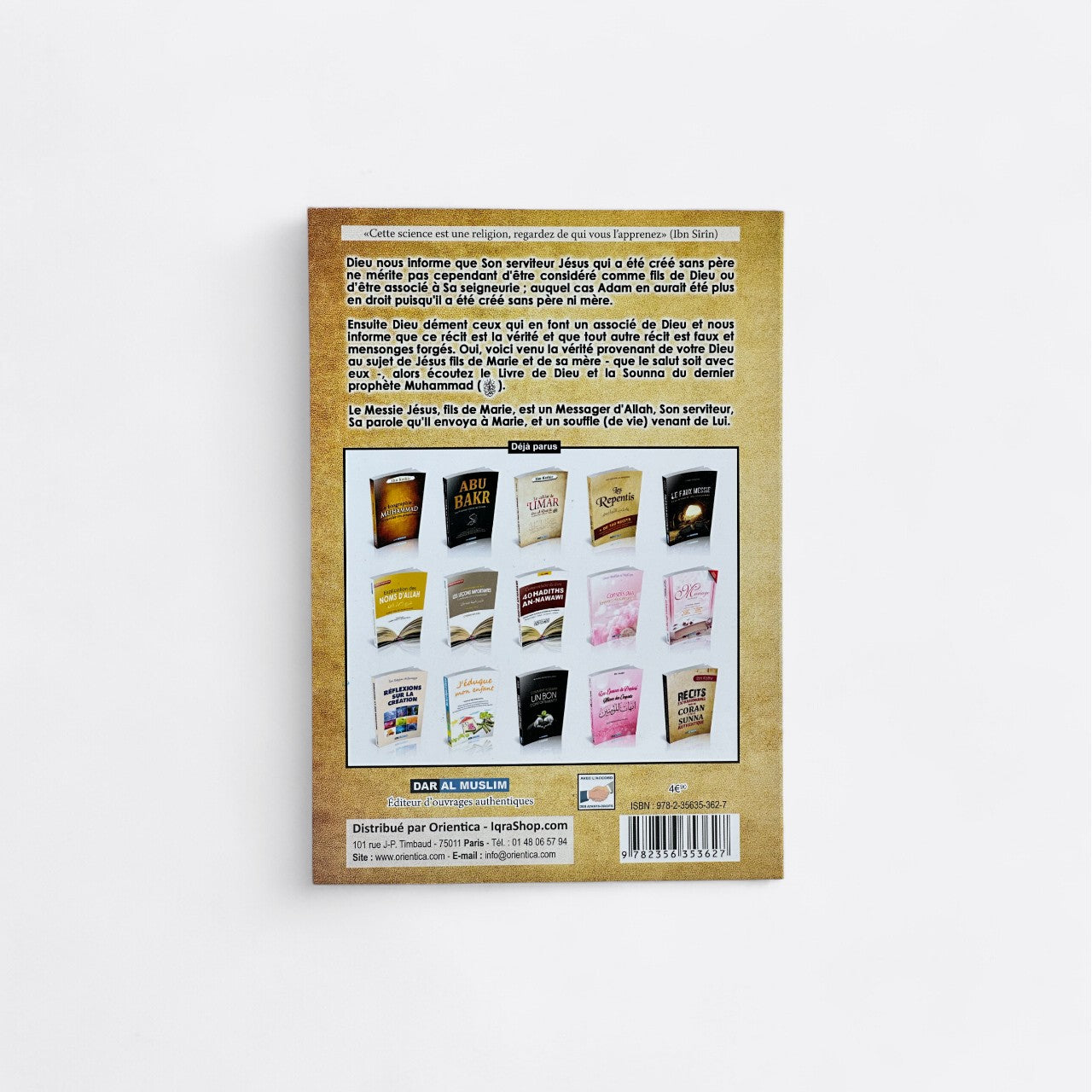 L'Histoire de La Vierge Marie et la vérité sur La vie de Jésus - Cheikh Sultân Al-'Îd 