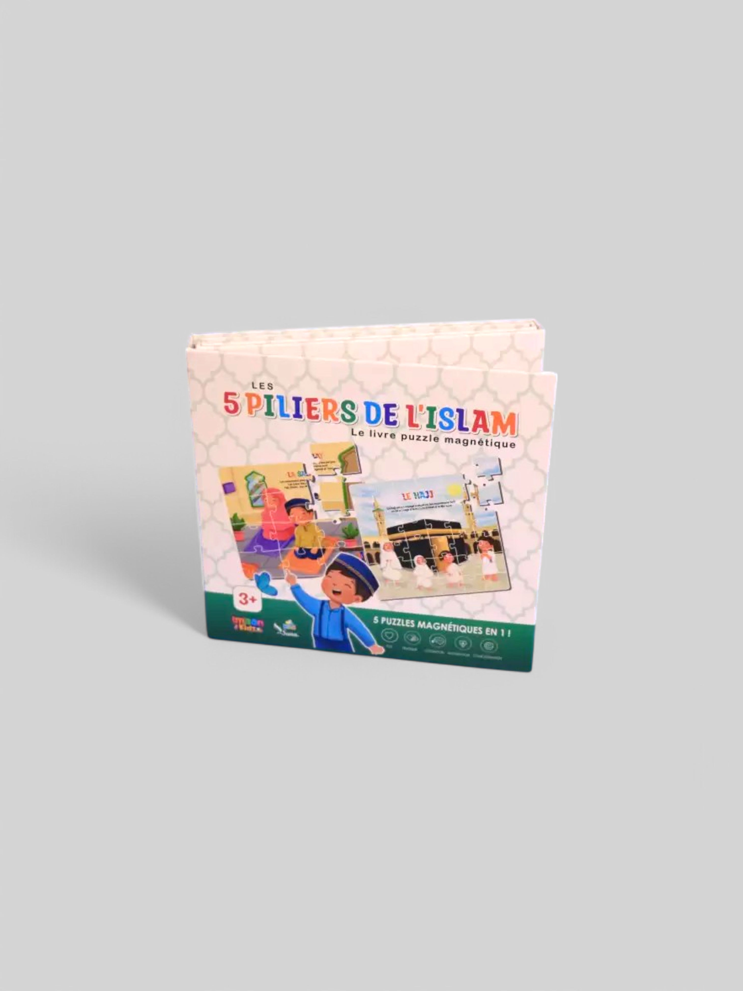 Couverture du livre « Livre Puzzle Magnétique : Les 5 Piliers de l'Islam - Editions Sana Kids & Imaan Kids », lecture recommandée