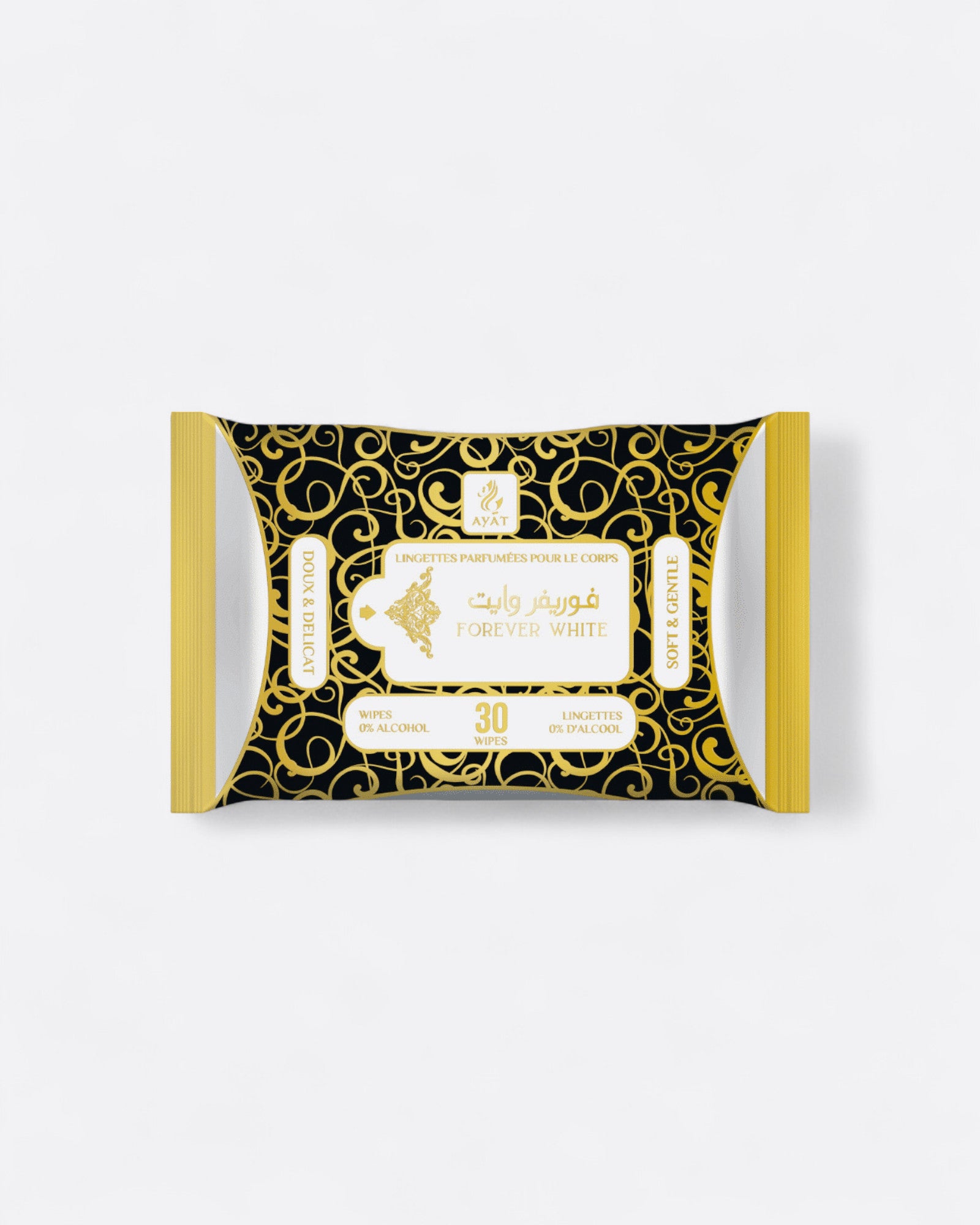 30 Lingettes sans alcool - Forever white | Ayat