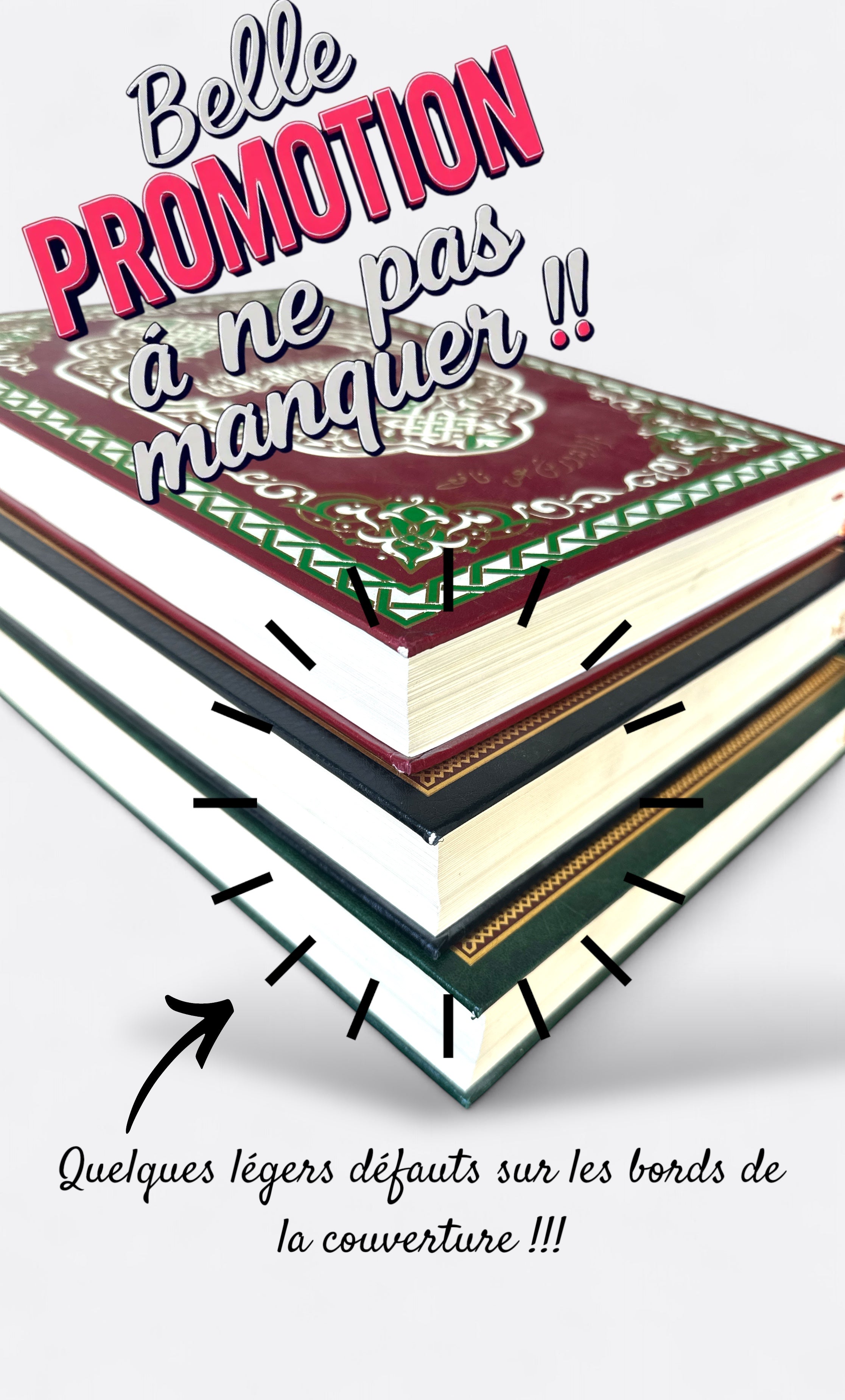 Livre d'occasion, Bon état - Souk Dubai France - Coran (Arabe, Lecture Warsh) - Big Format et Grosse écriture - style d'écriture claire du Maroc