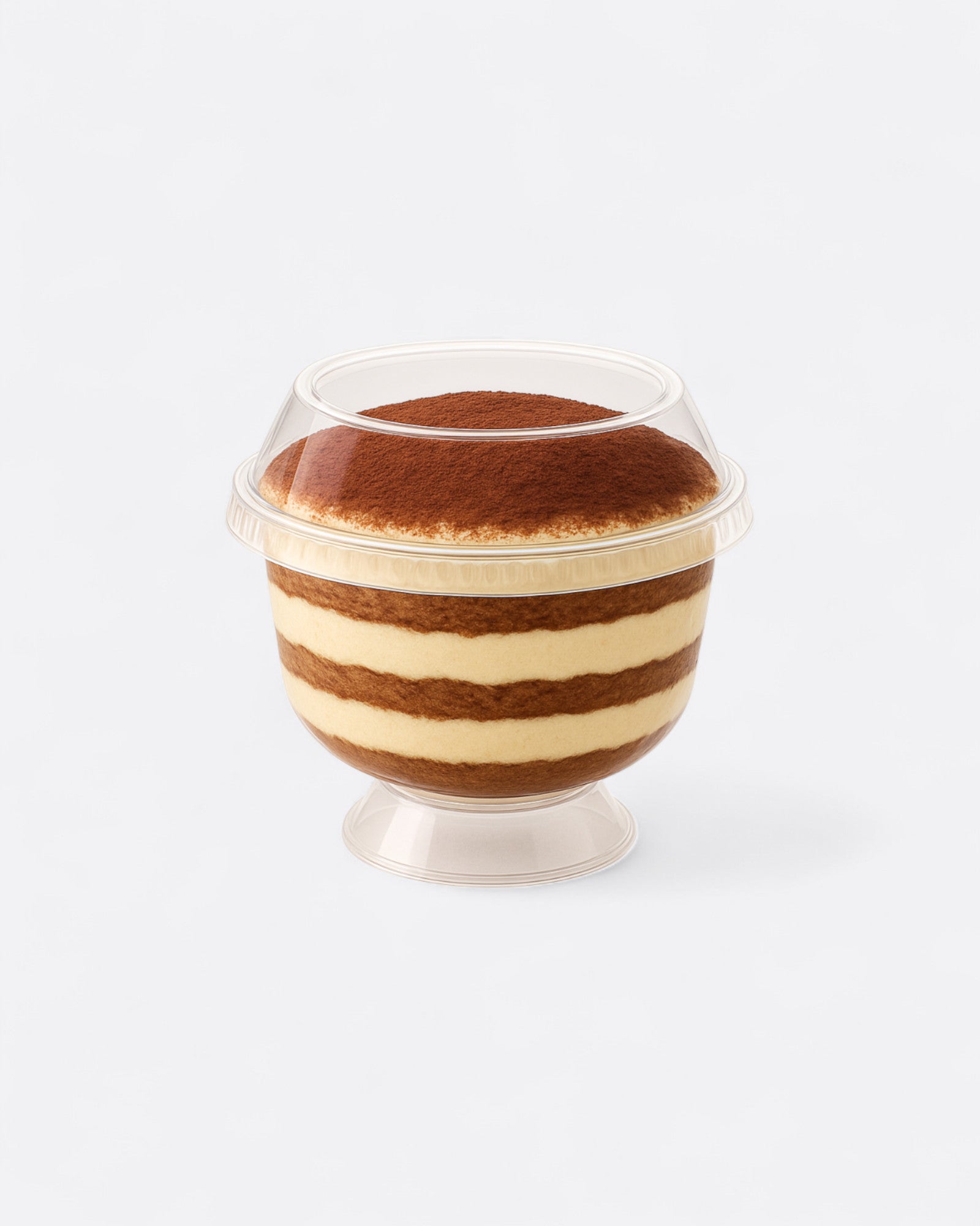 Lot de 6 coupes à dessert transparentes