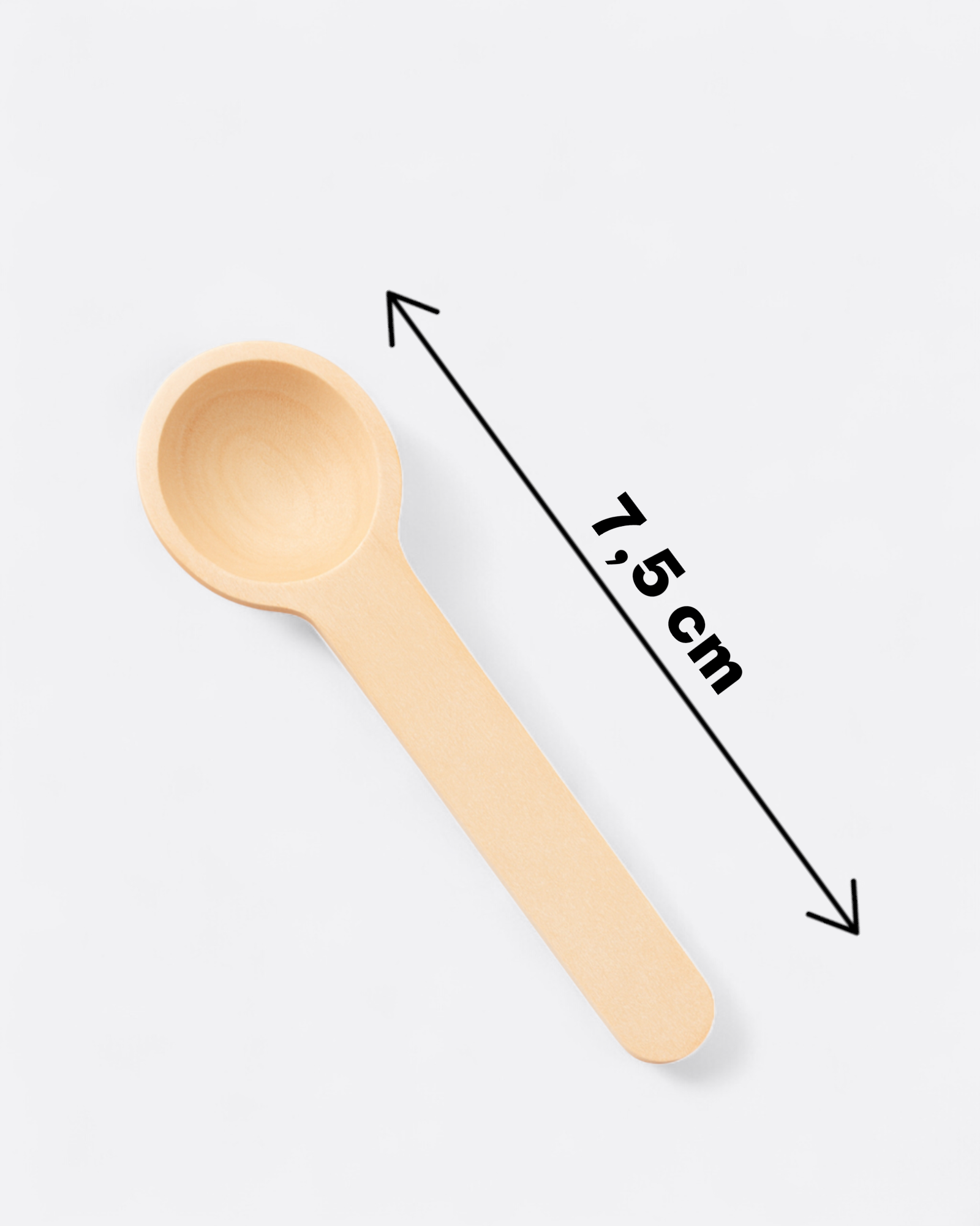 Lot de 6 mini cuillères ronde d'assaisonnement