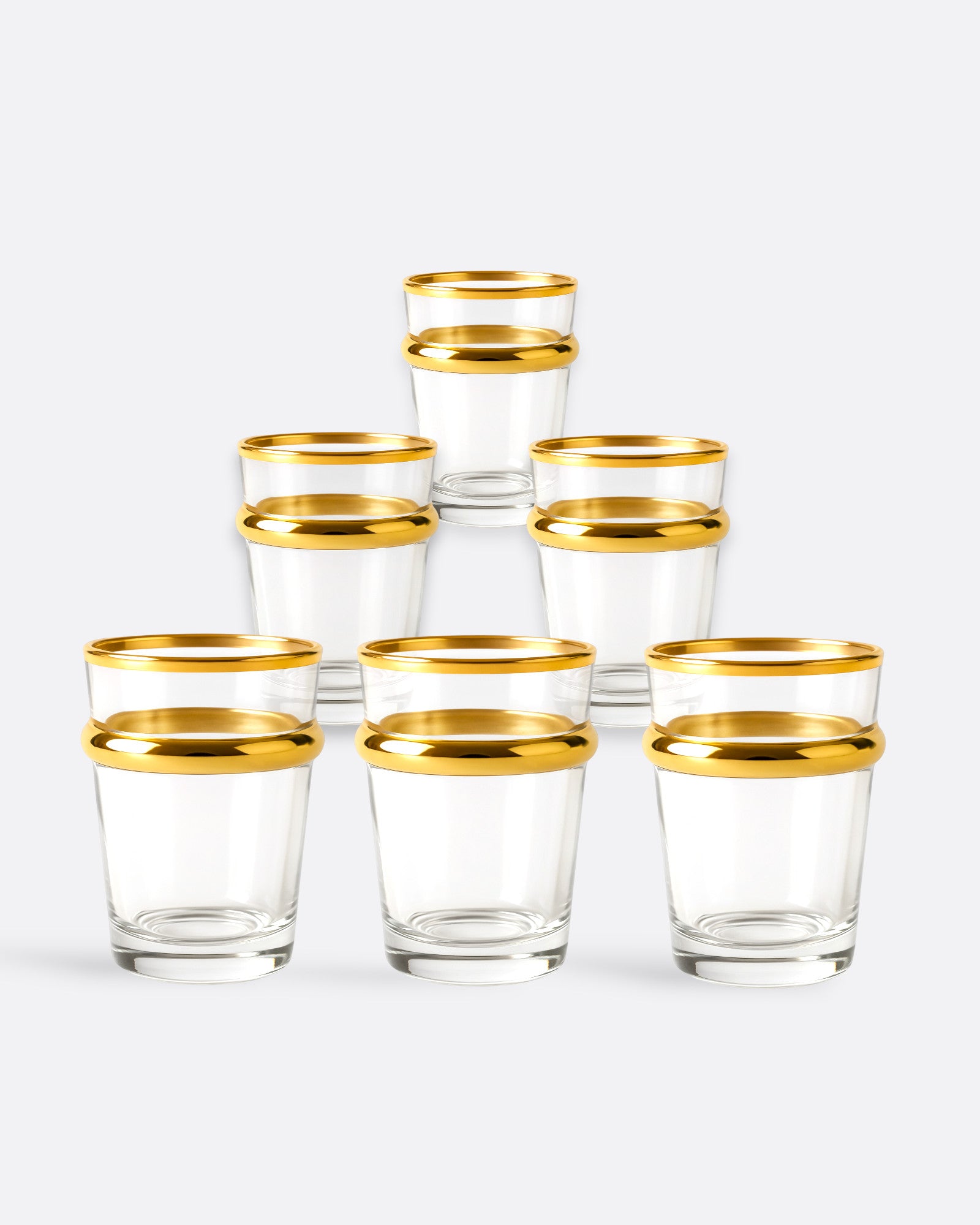 Lot de 6 verres à thé - DORELIA