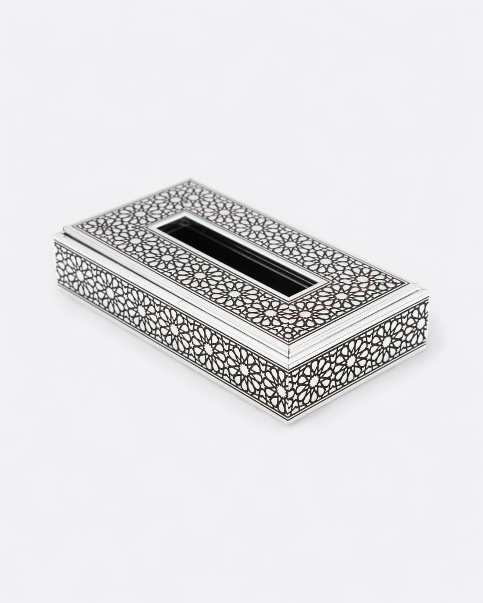 Boîte élégante pour serviettes ou mouchoirs motif floral