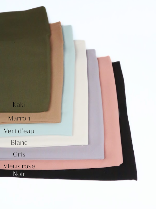 Hijab Mousseline carré premium