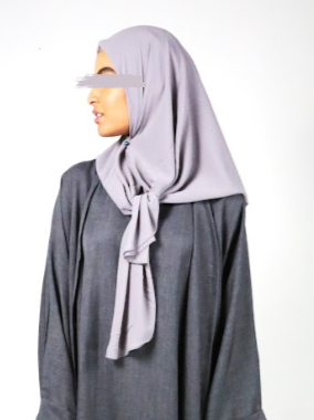 Hijab Mousseline carré premium – vêtement traditionnel au style raffiné