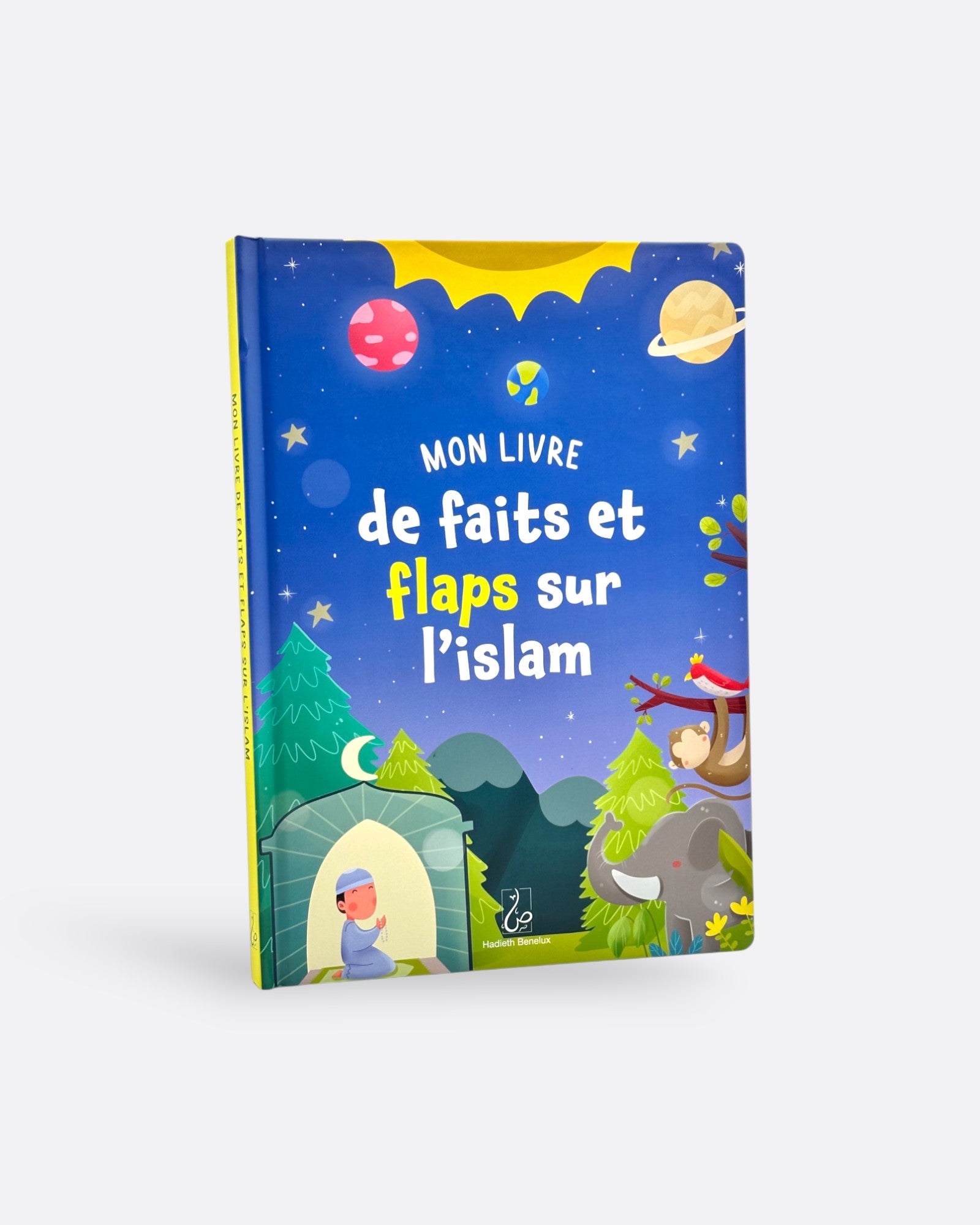 Ouvrage intitulé « Mon Livre de Faits et Flaps sur l'Islam - Edition Hadieth Benelux », idéal pour approfondir sa foi