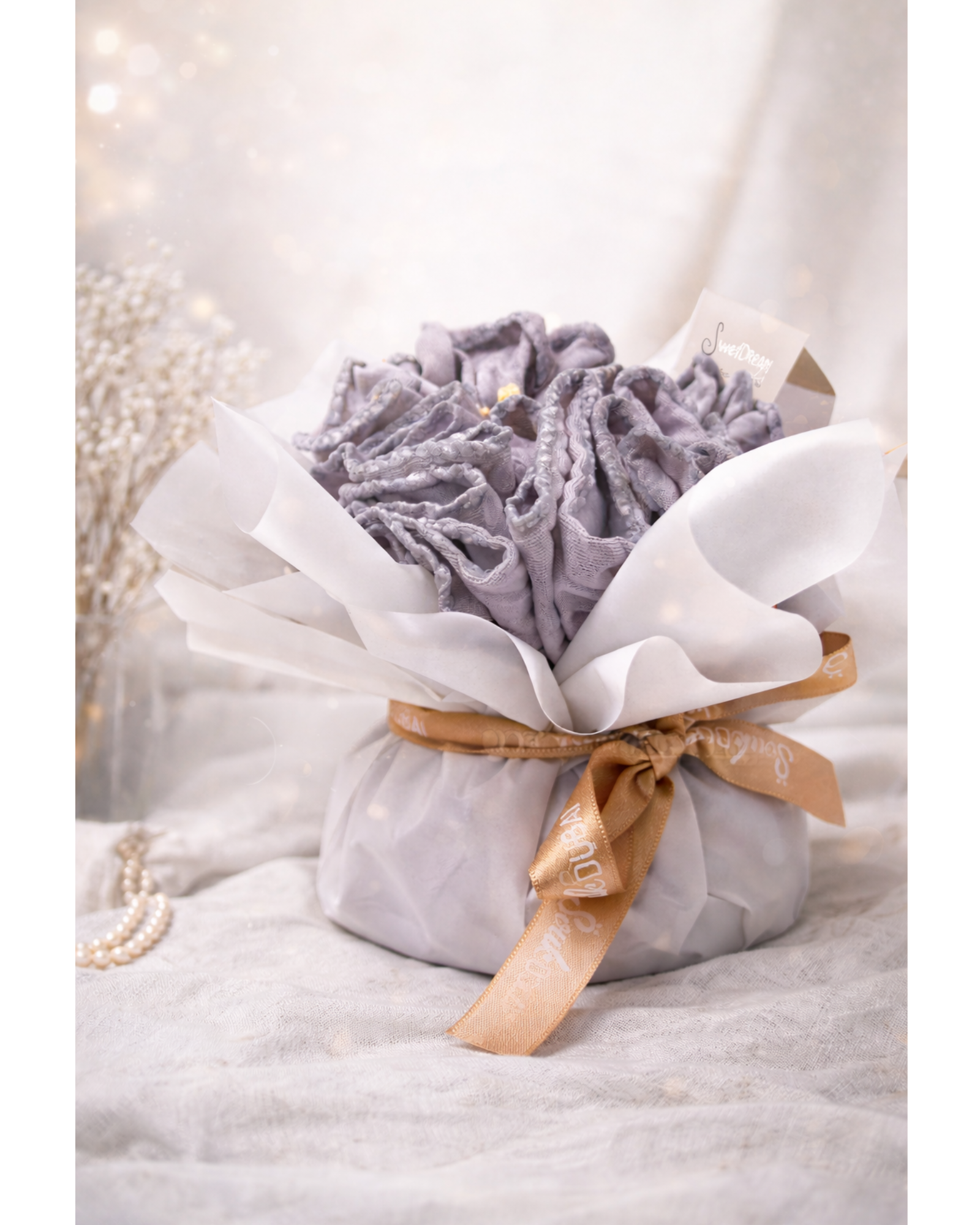 Mon bouquet hijab 1 voile - Jersey à rayures