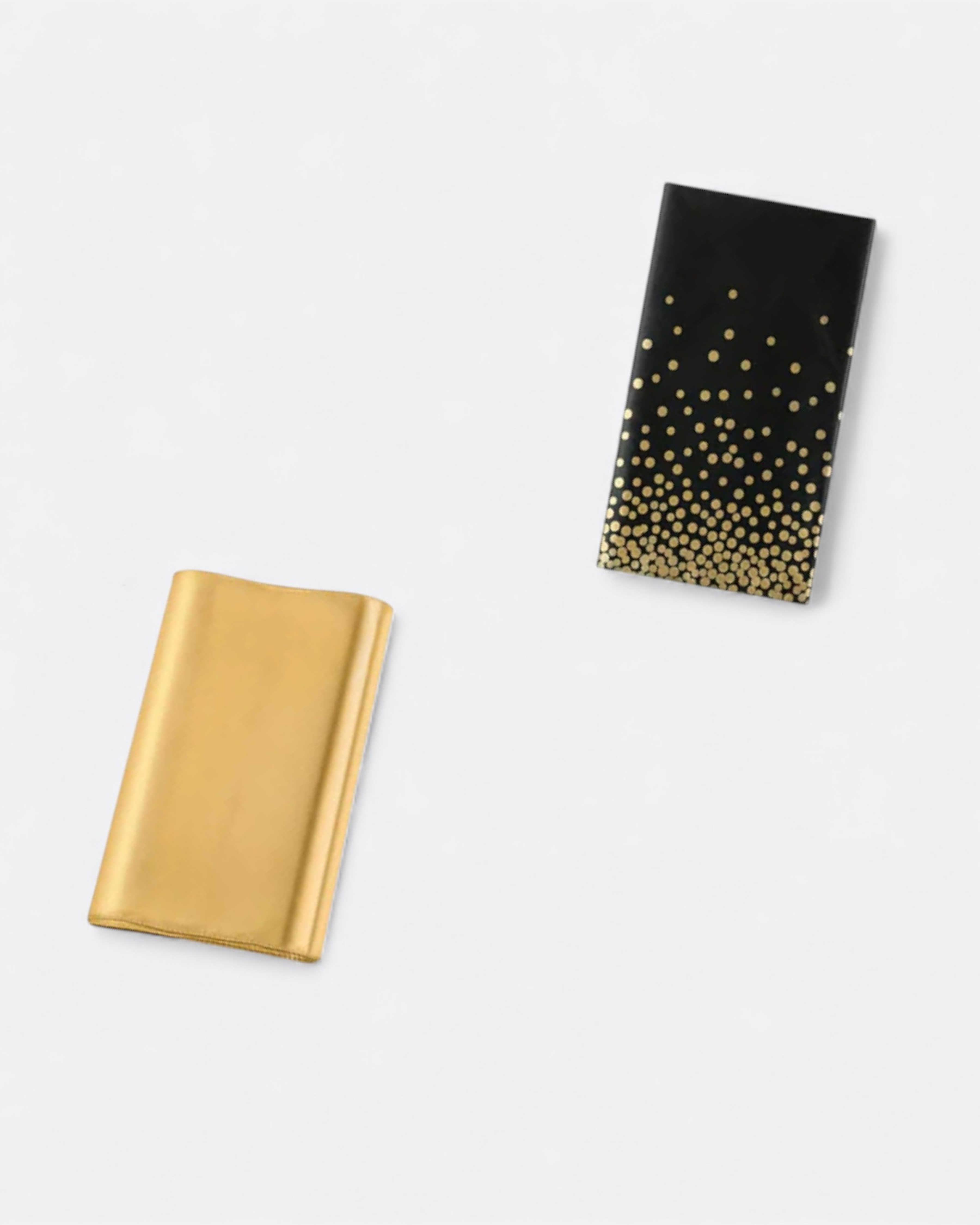 Nappe noire et doré avec chemin de table