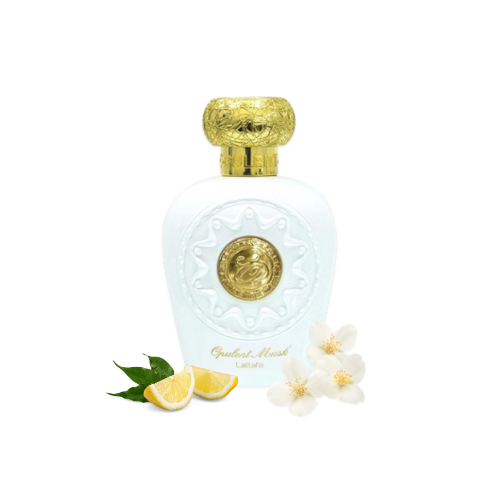 Eau de parfum - Opulent Musk - Lattafa. – essence précieuse dans un flacon raffiné