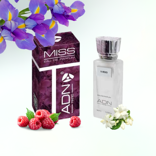 Eau de parfum MISS – ADN Paris - 30ml – parfum concentré aux notes boisées ou florales