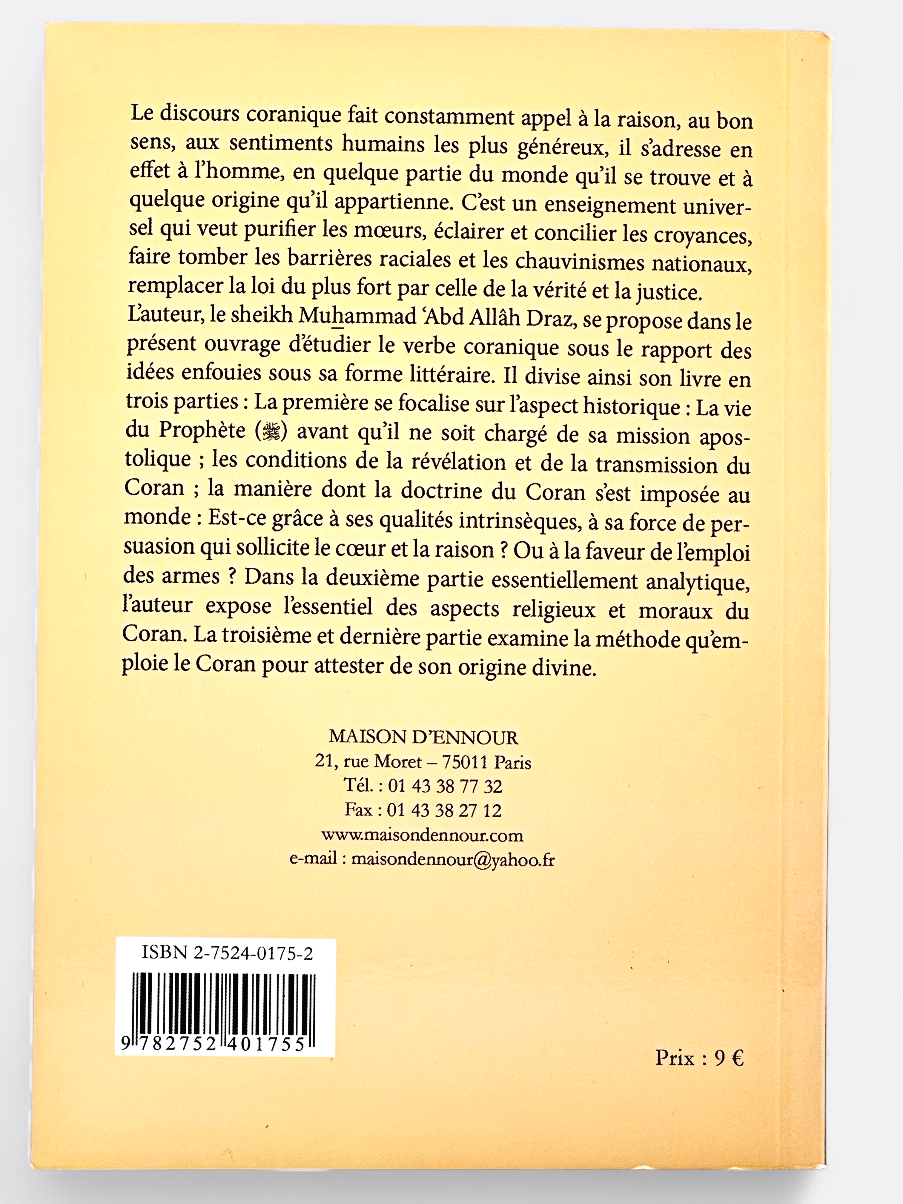 Initiation au coran - Muhammad 'Abd Allâh Draz