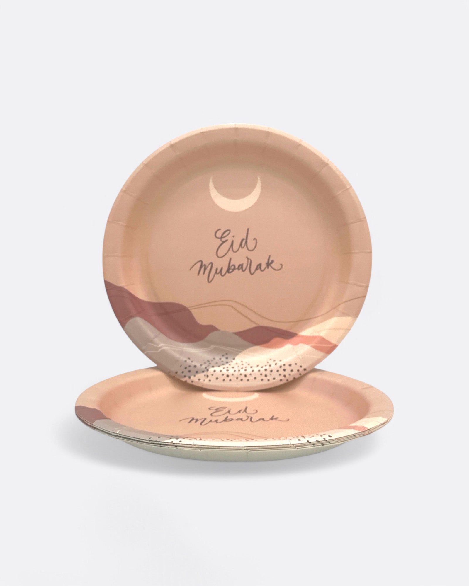 Lots d'assiettes Eid Mubarak - Horizon de Dunes