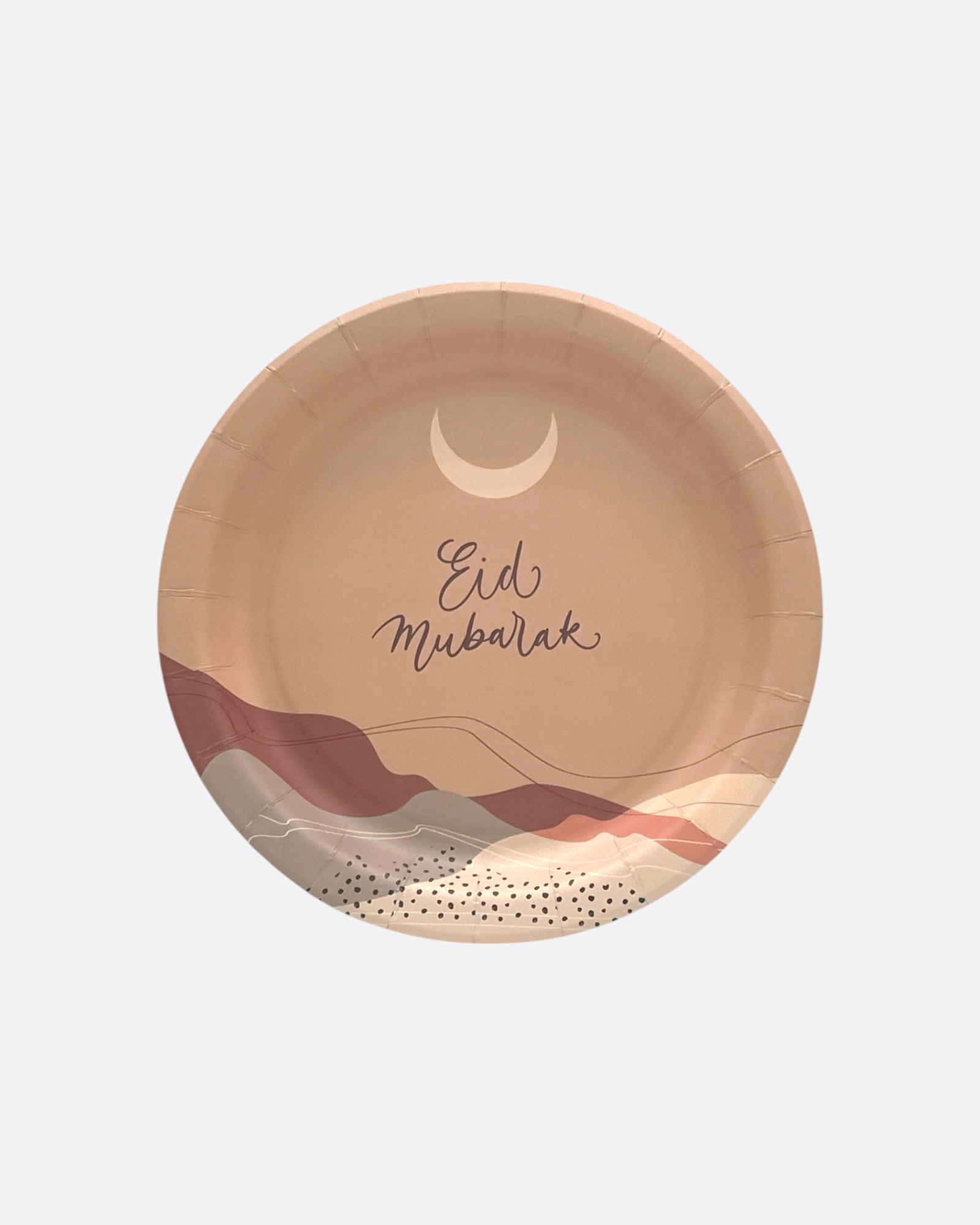 Lots d'assiettes Eid Mubarak - Horizon de Dunes – produit proposé sur Souk Dubaï