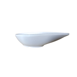 Small white plastic dish