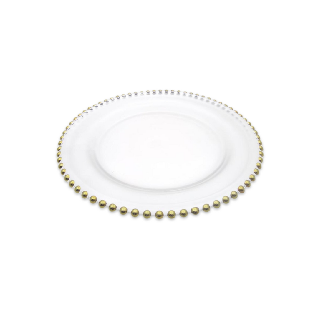 Dessous de plat transparent contour perles – produit proposé sur Souk Dubaï