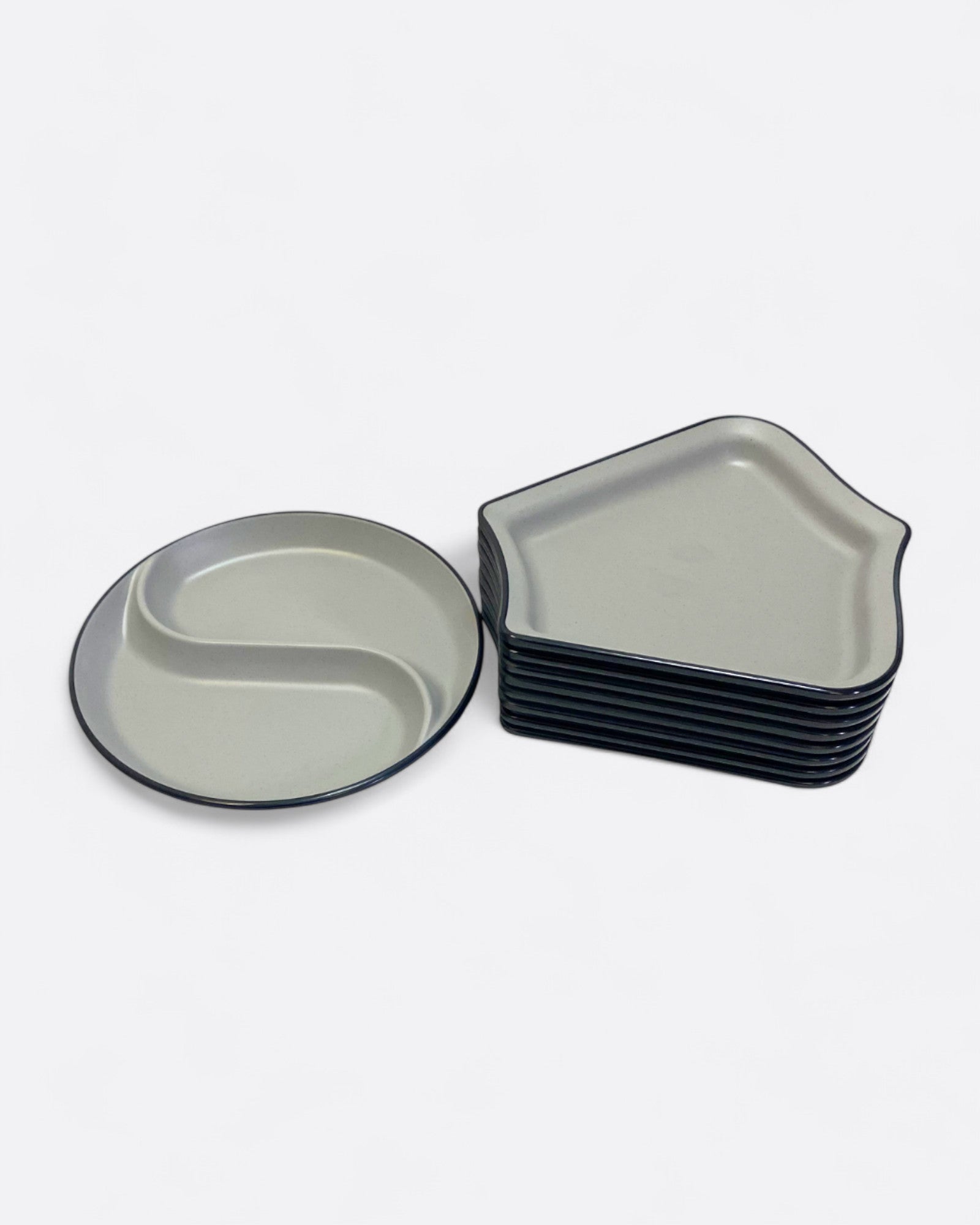 Ensemble d’assiettes de service 9 pièces