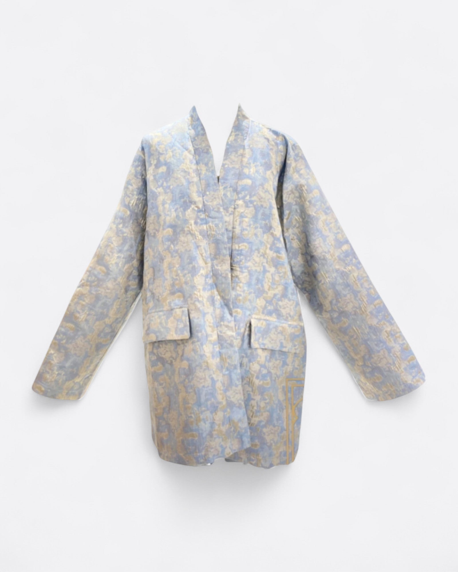 Veste Kimono motifs fleuris brillants
