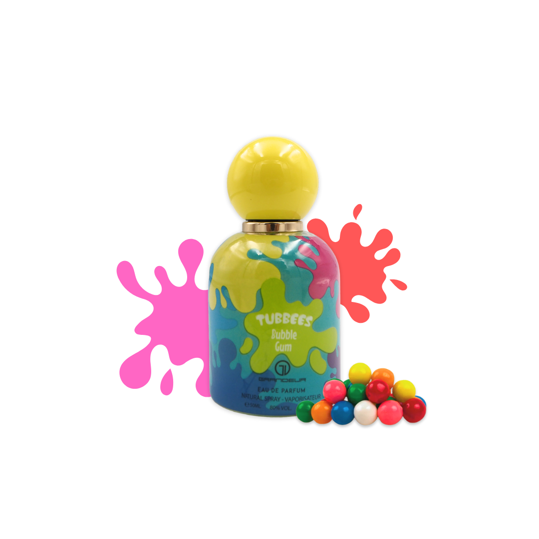 Eau de parfum - TUBEES Bubble Gum - Grandeur – fragrance élégante, parfaite pour les amateurs de musc