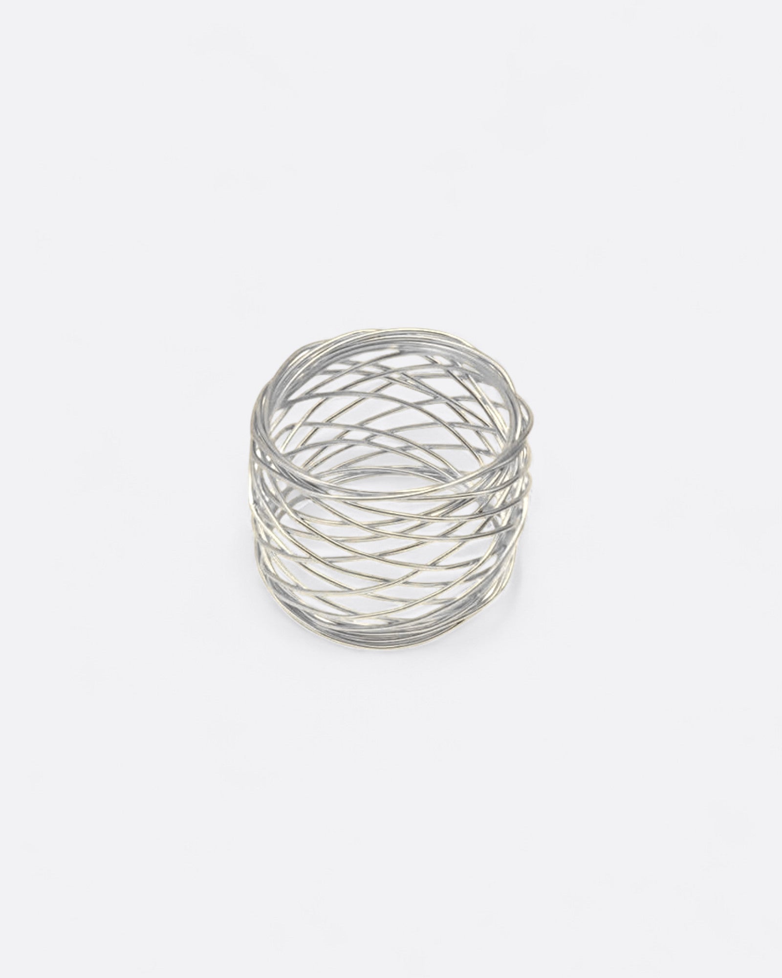 Anneaux de serviette en maille de fil