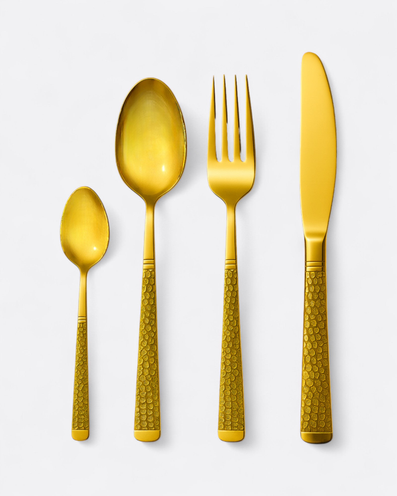 Set de couvert doré motif écailles