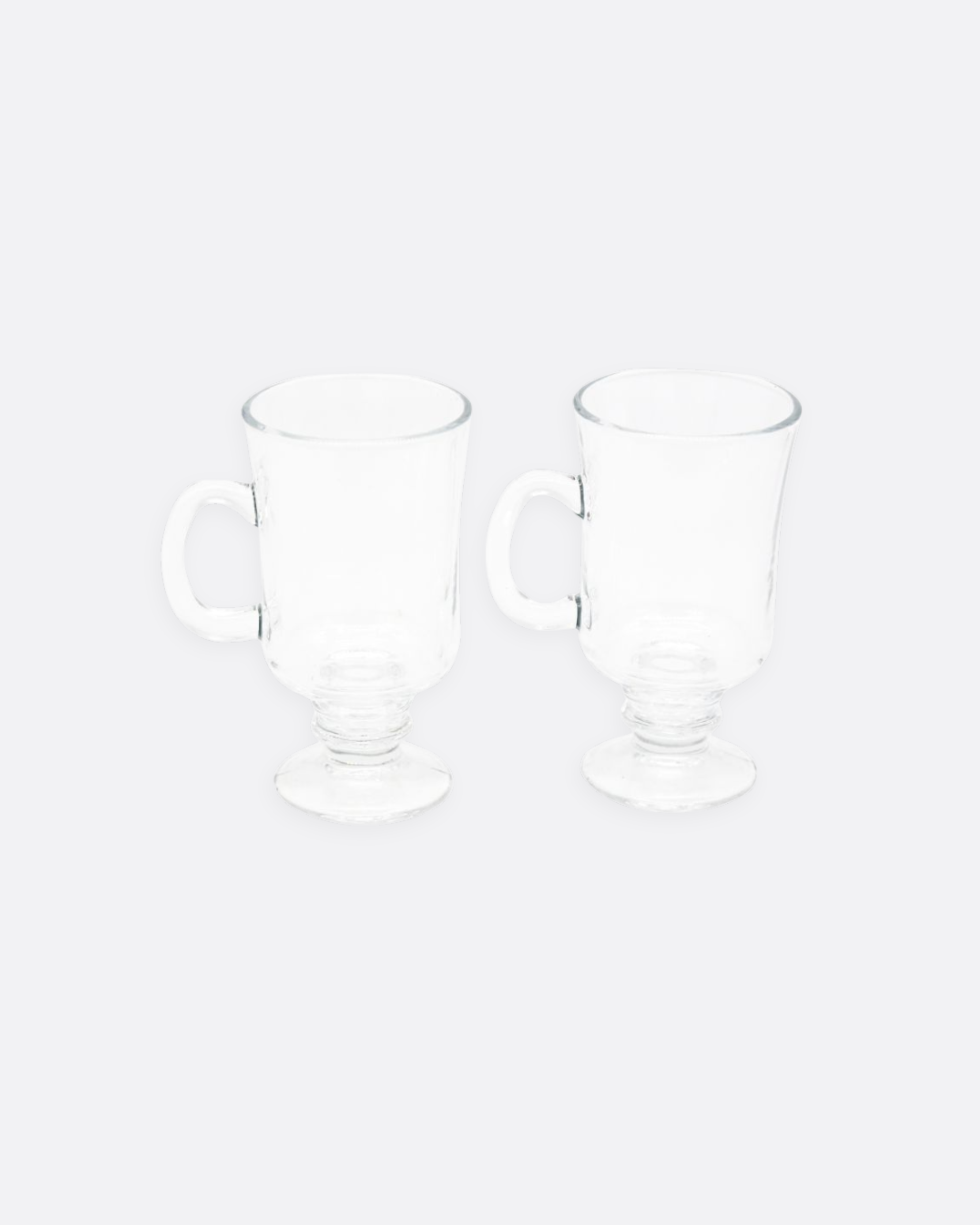 Lot de 2 verres cappuccino