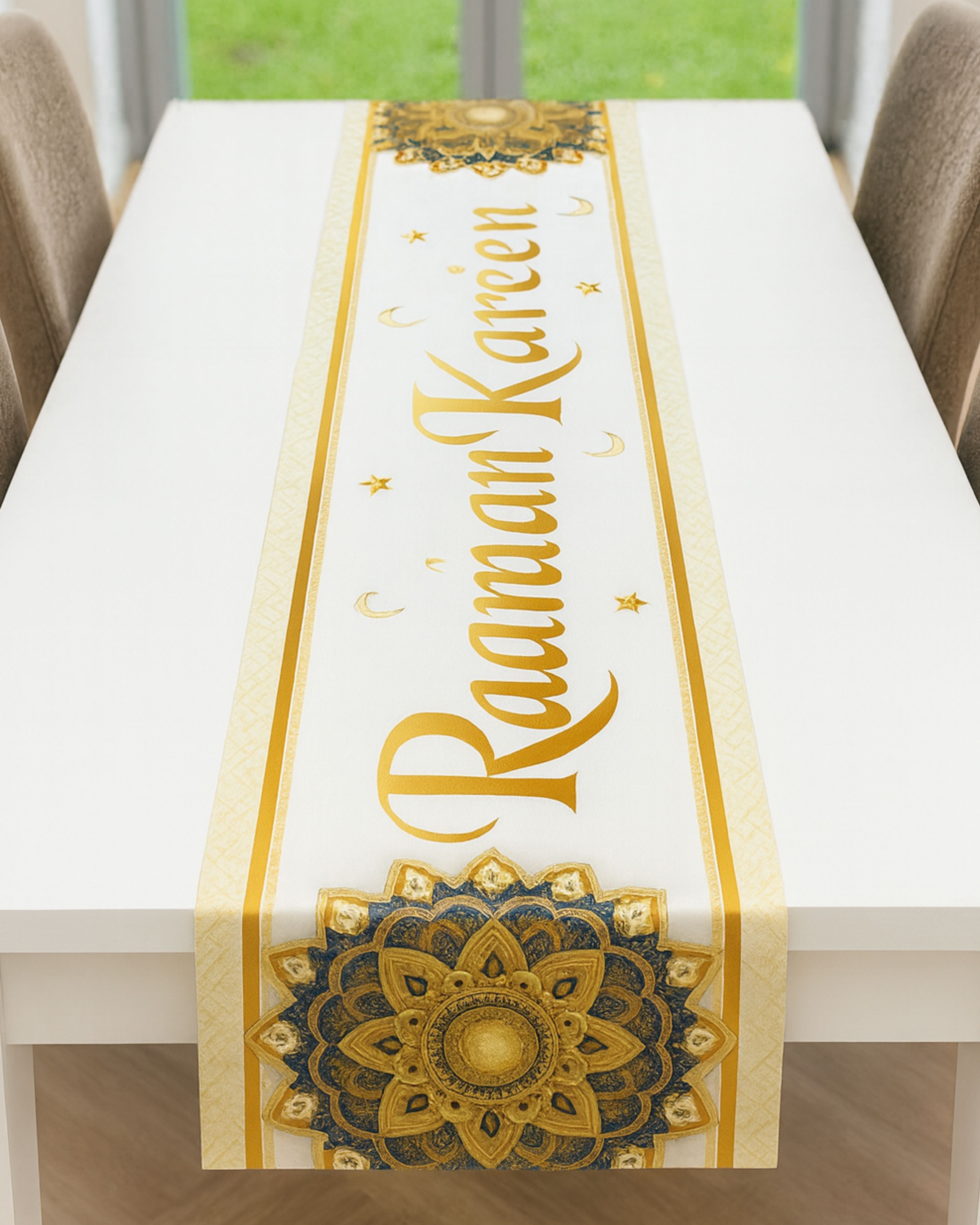 Chemin de table "Ramadan Kareem"