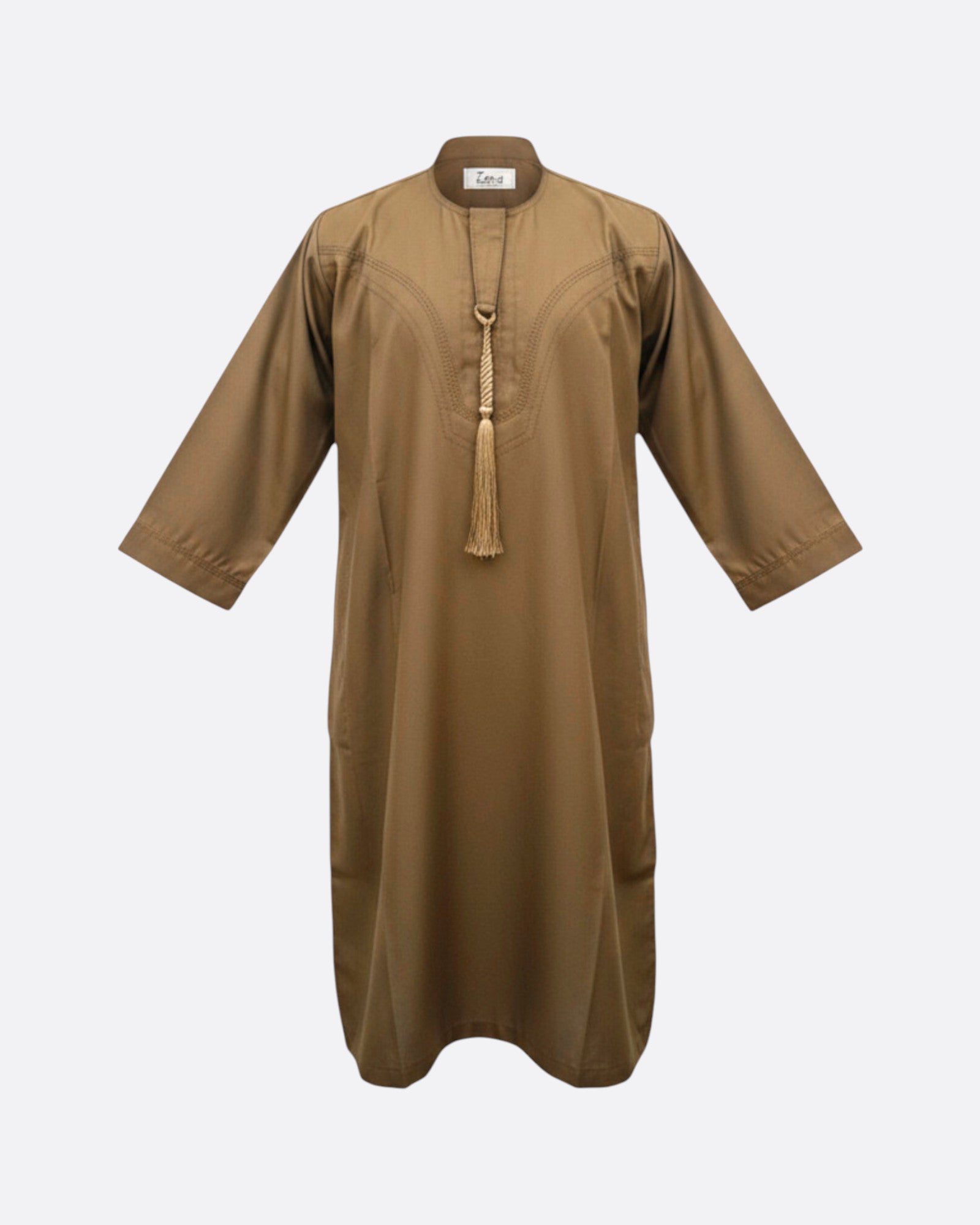 Qamis bébé - Simple avec tresse