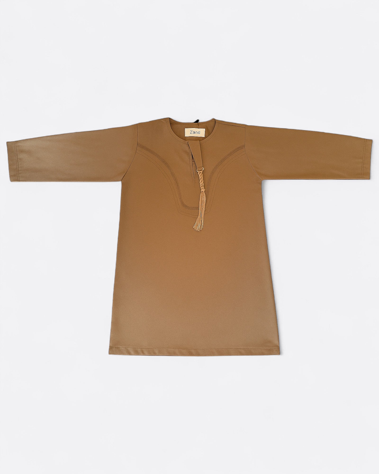 Qamis bébé - Simple avec tresse