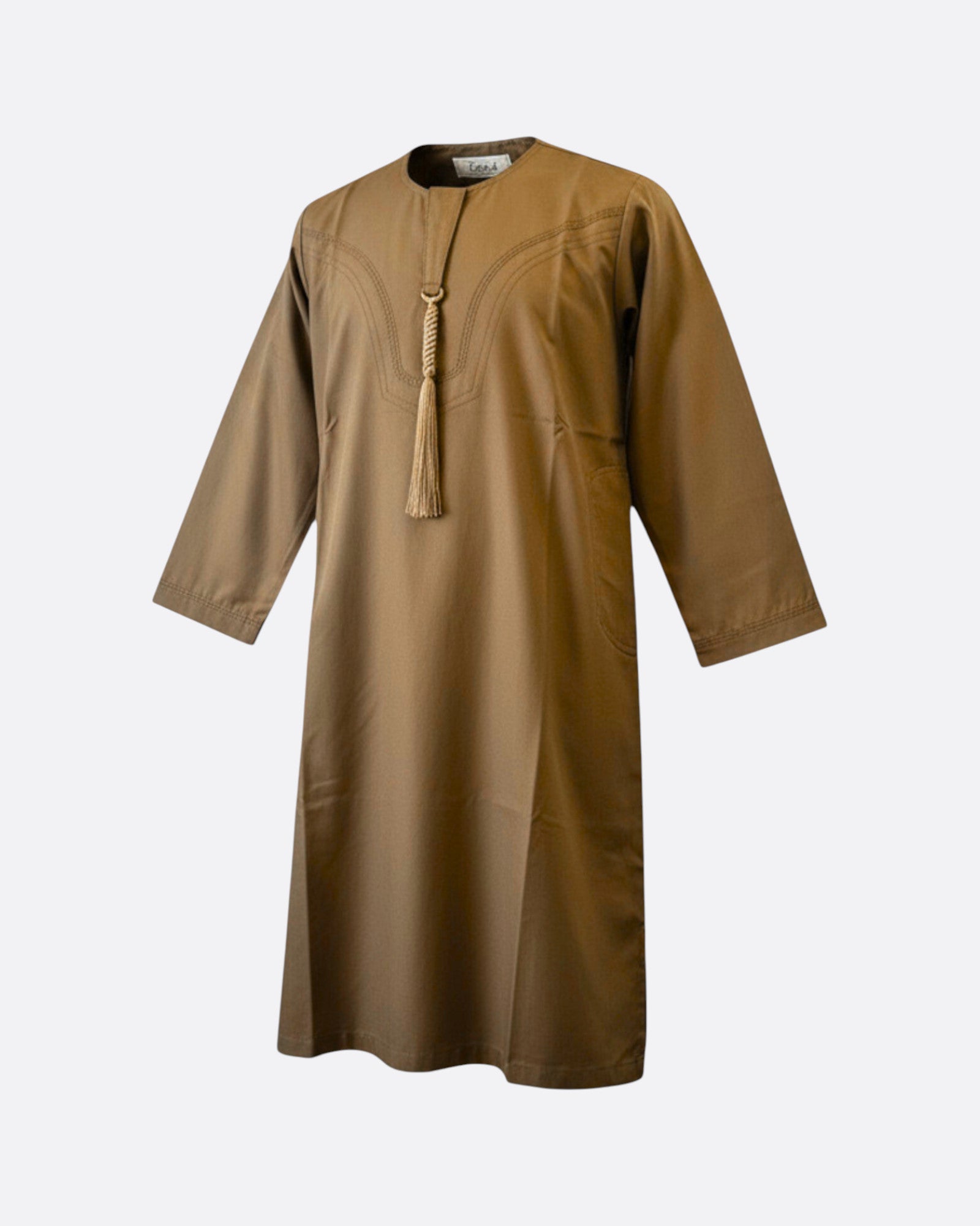 Qamis bébé - Simple avec tresse