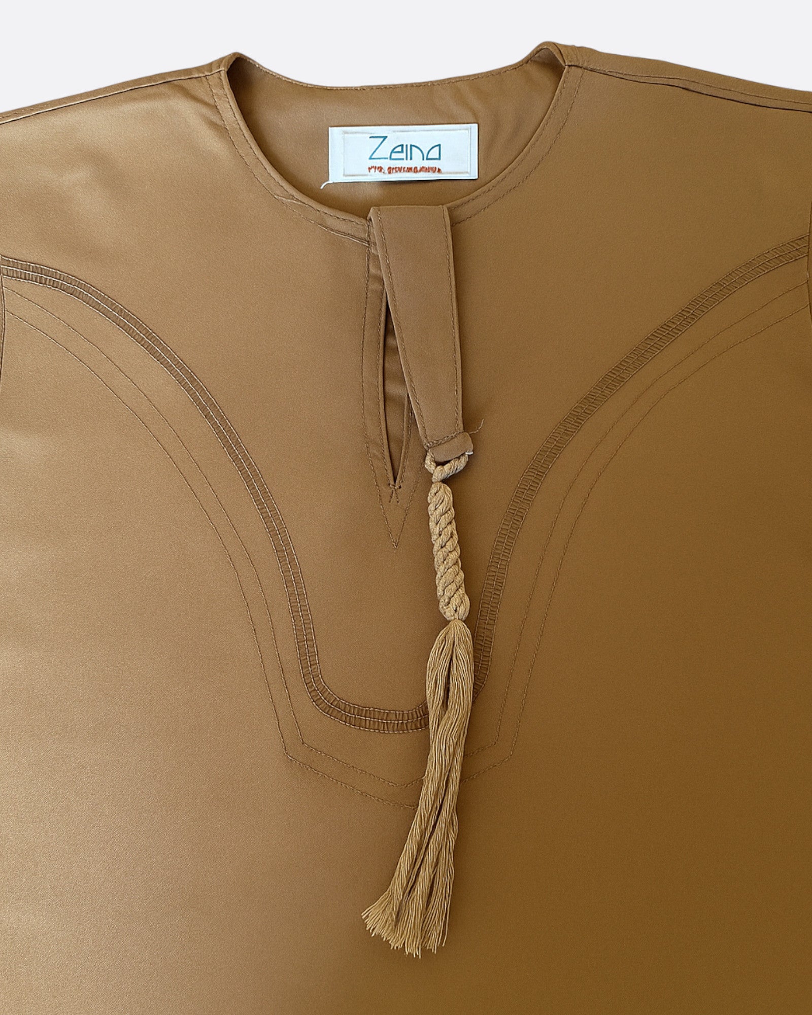 Qamis bébé - Simple avec tresse