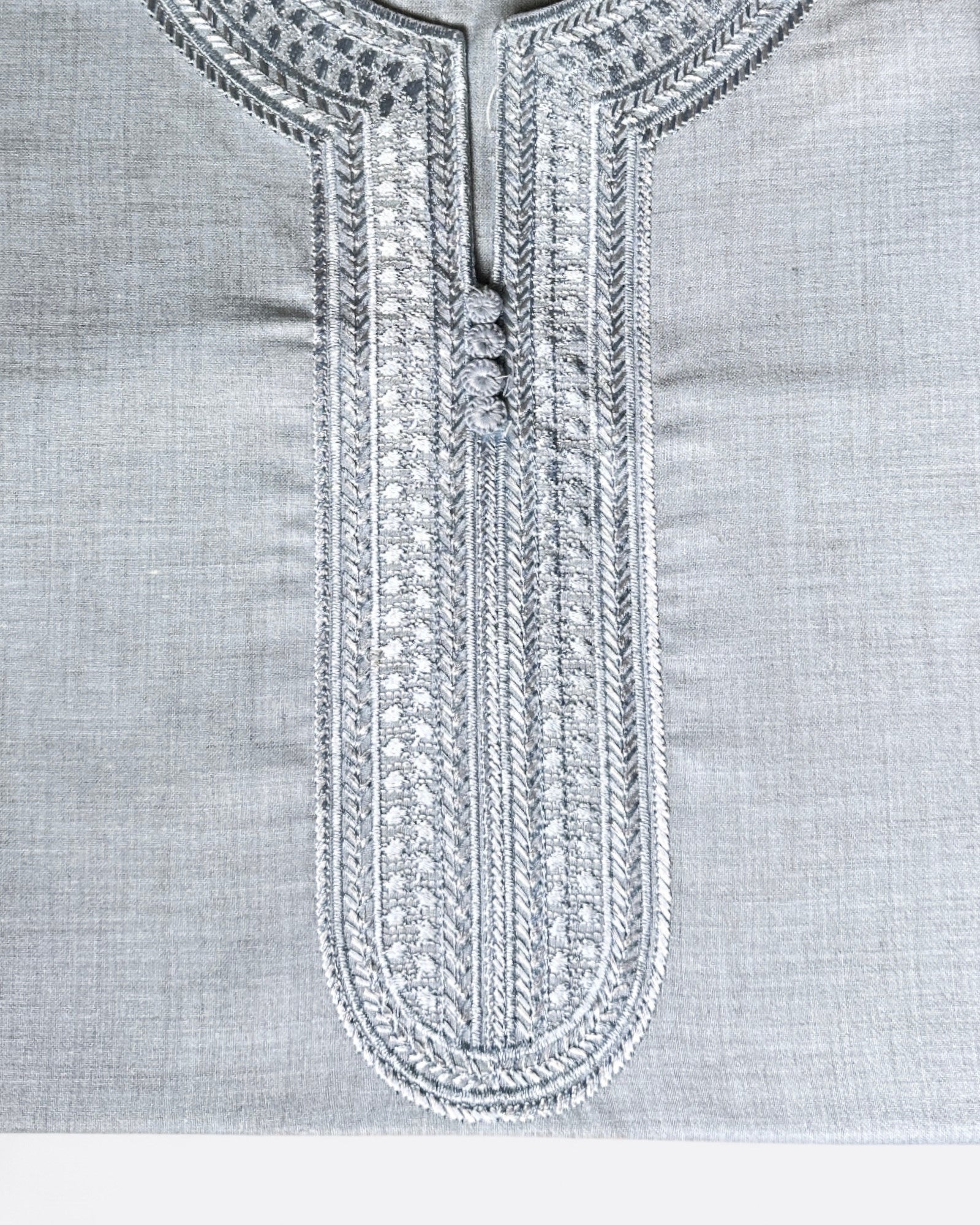 Qamis brodé enfant & ado - Manches courtes