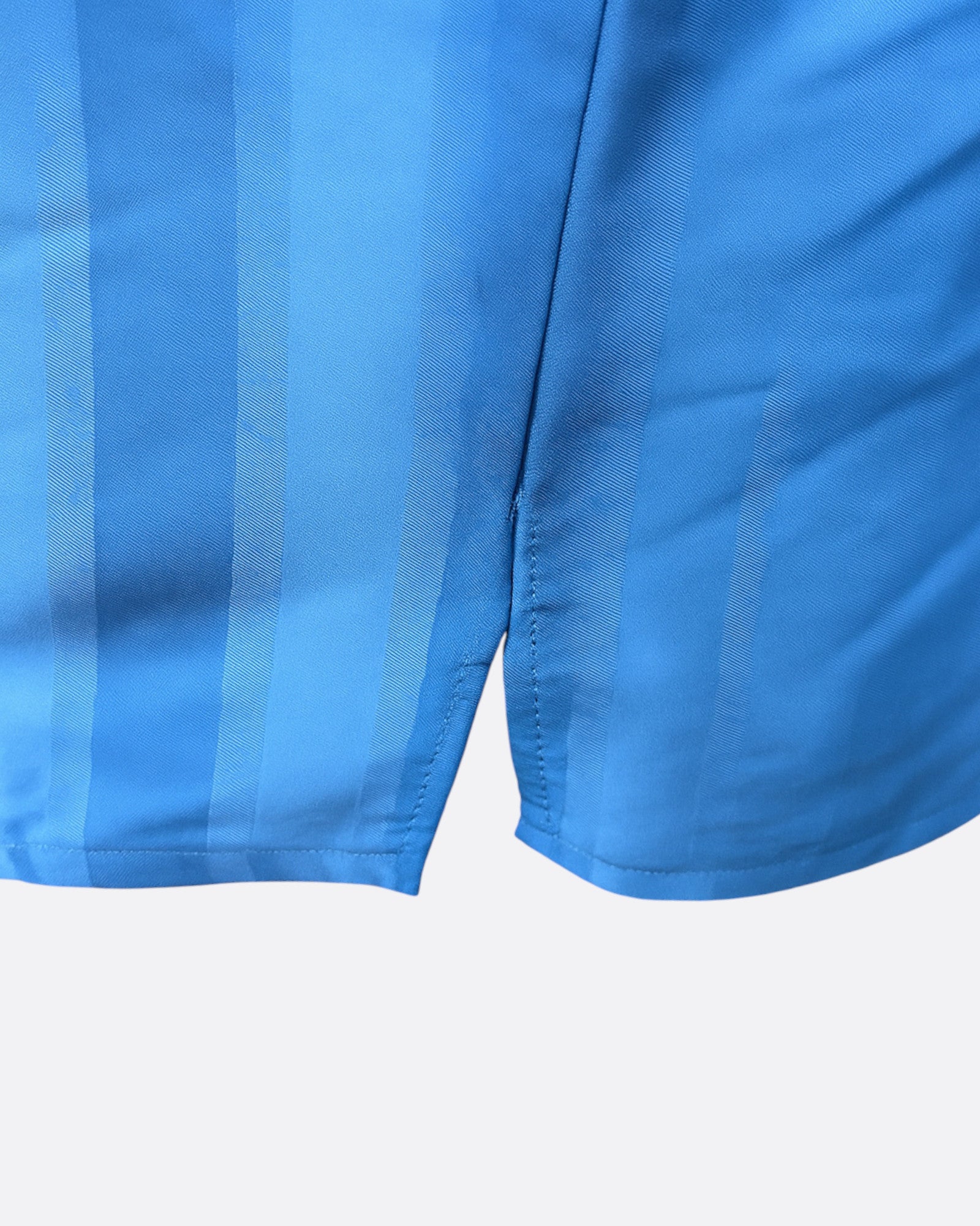 Qamis gandoura à rayure satiné Amir - Manches 3/4