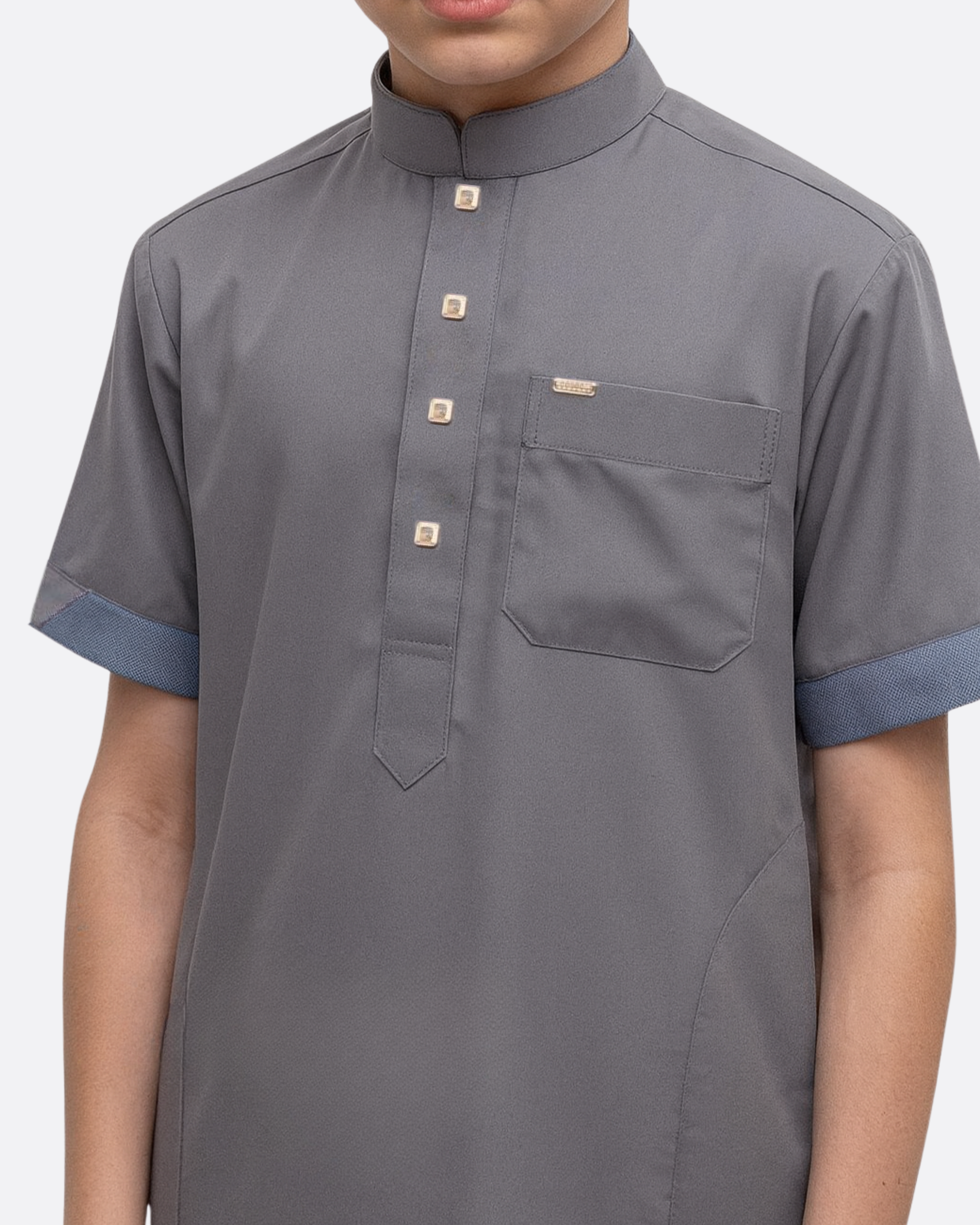 Qamis luxe enfant & ado - Manches courtes